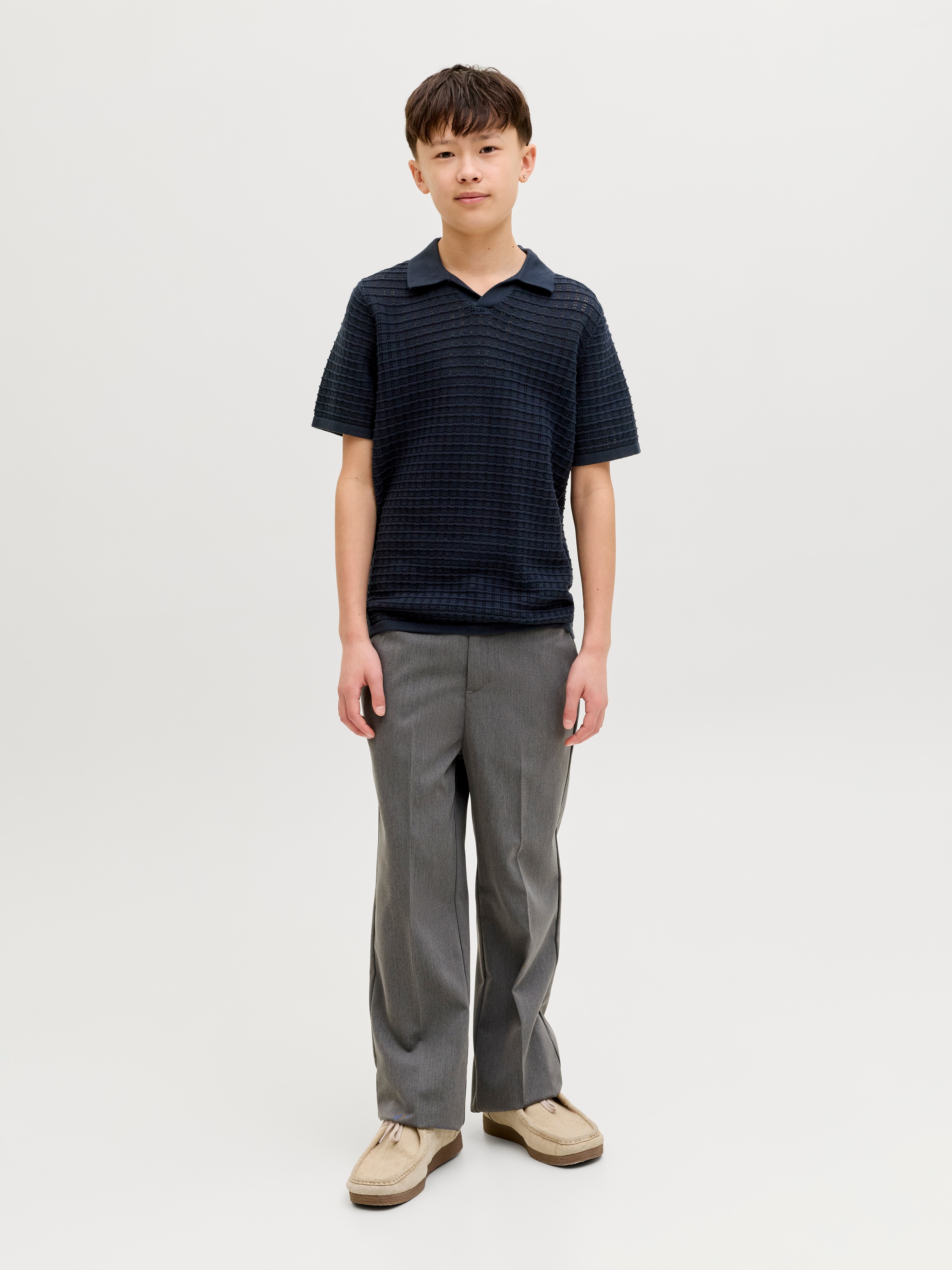Jack & Jones Junior Polokragenpullover »JORNANTUCKET SPLIT NECK POLO JNR«
