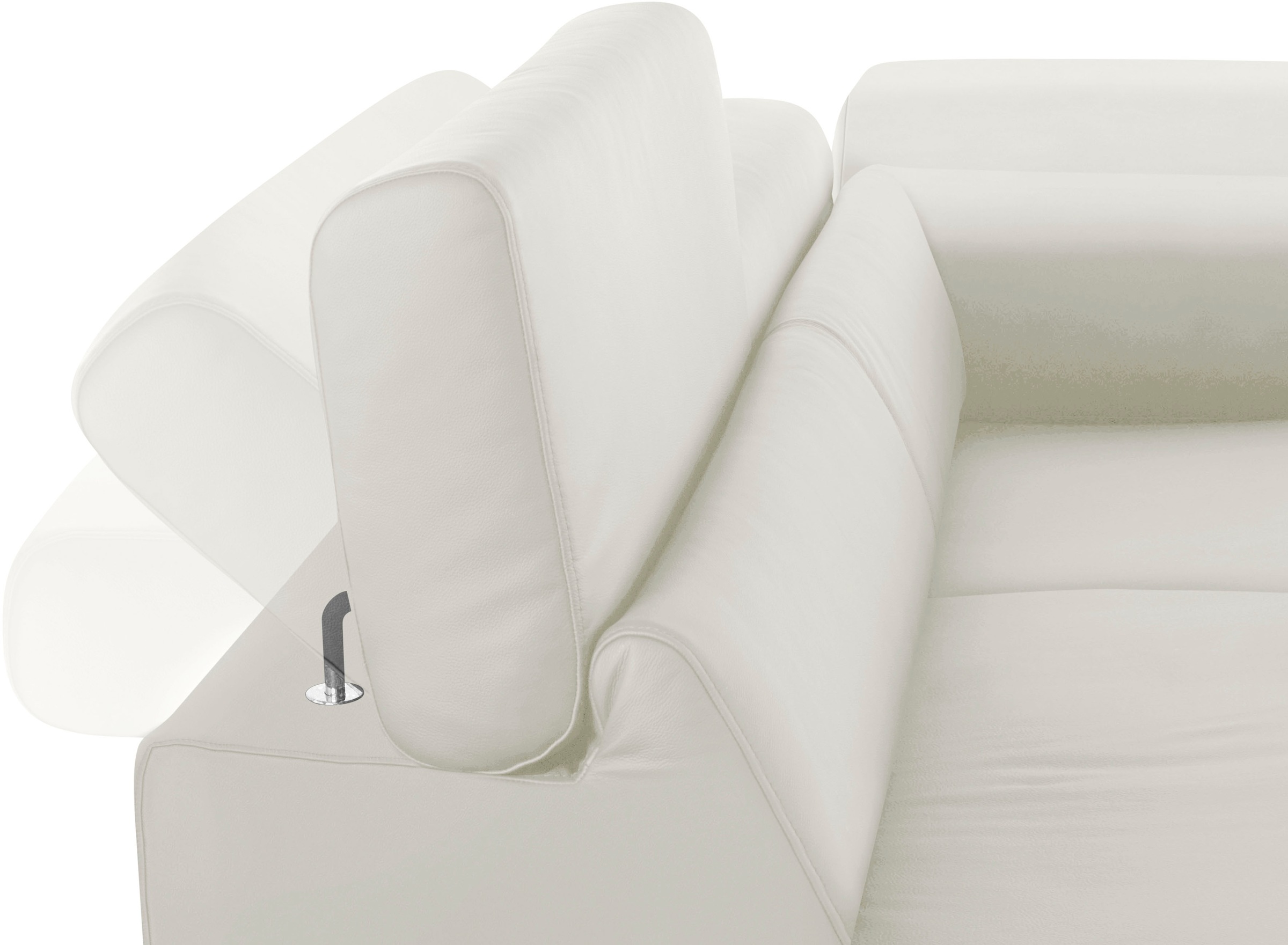 W.SCHILLIG Ecksofa »finn, toller Sitzkomfort, L-Form, hochwertige Verarbeitungsdetails«, German Design Award 2016, Fußgestell Chrom glänzend, Breite 281 cm