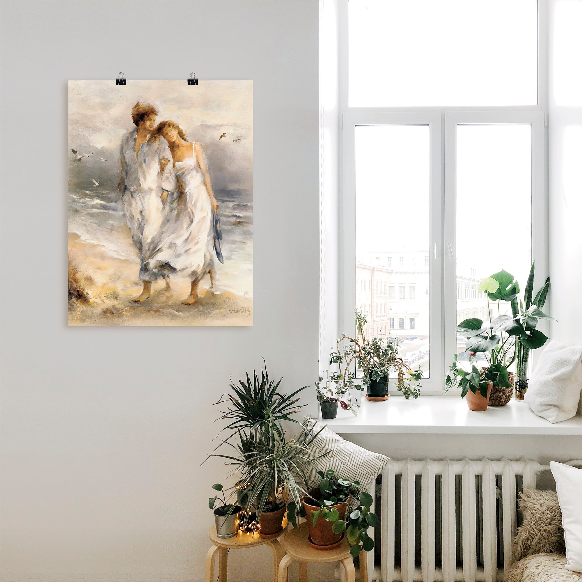 Artland Wandbild »Verliebt« Paar 1 Stk. tlg. als Leinwandbild, Poster in verschied. Größen