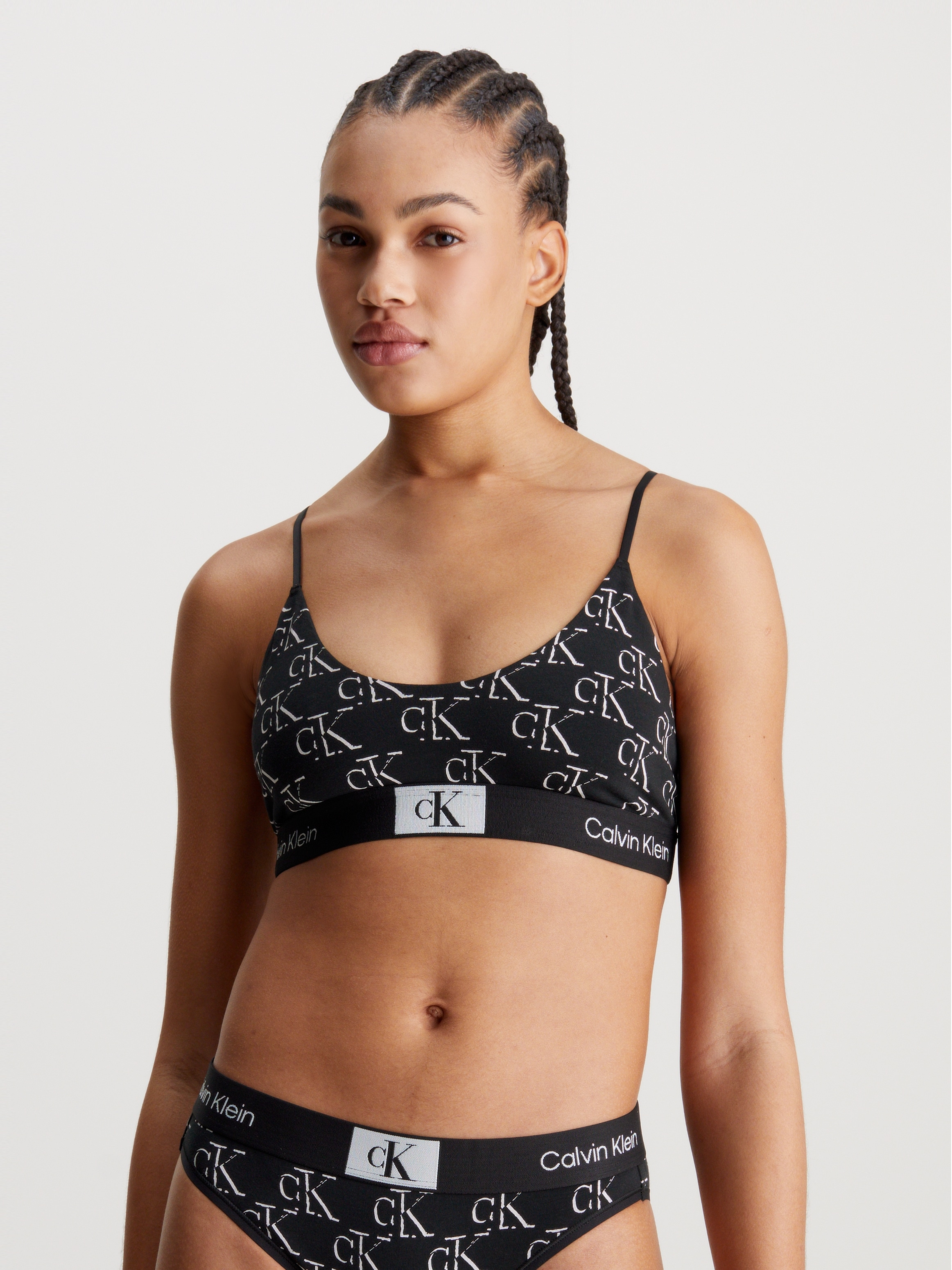 Calvin Klein Underwear Bralette »UNLINED BRALETTE«, mit klassischem CK-Logobund
