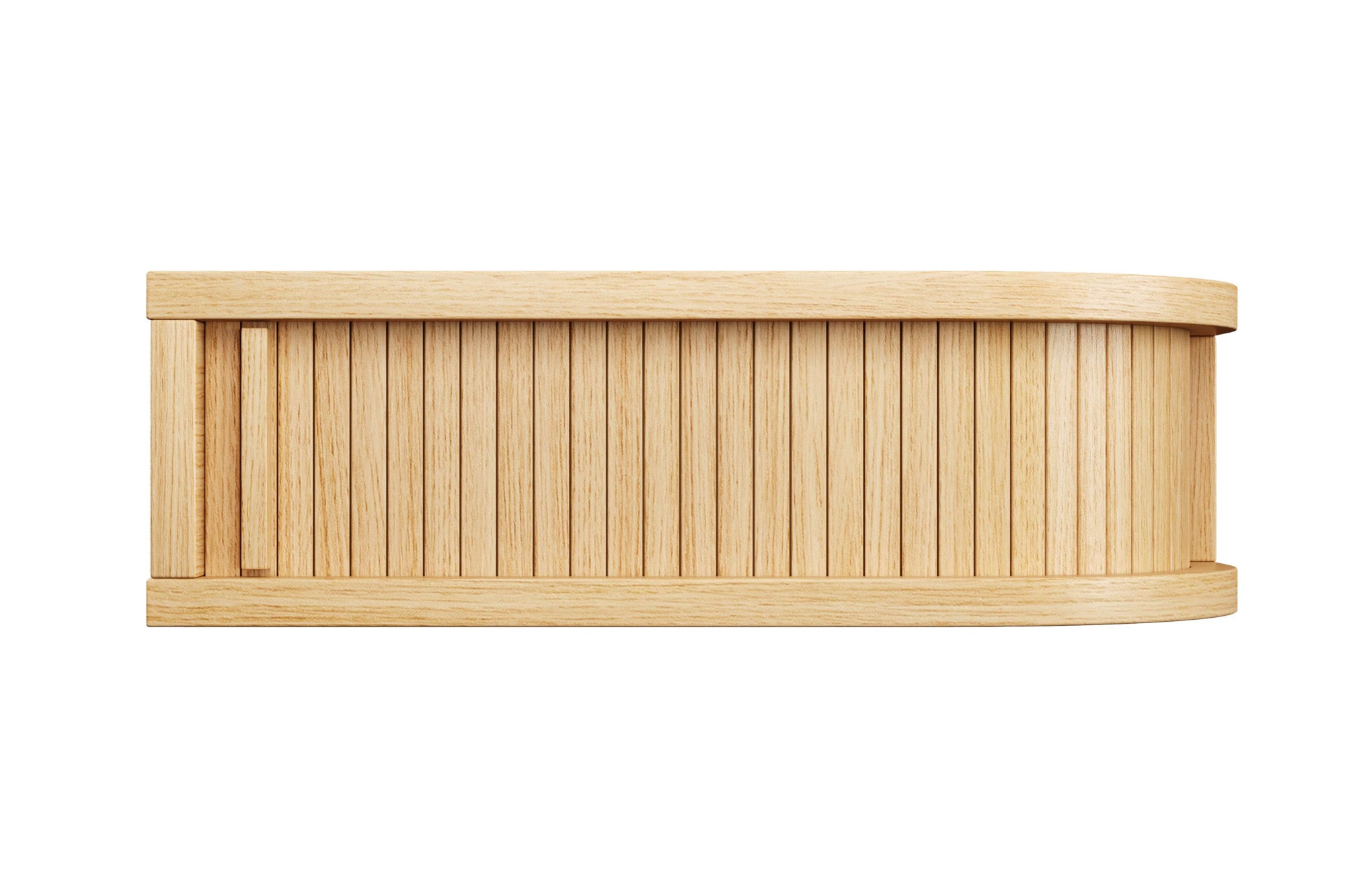 Woodman Nachttisch »Farsta« in 3 Farben, mit Tambourschiebetüren, mit Eichenholz furniert, FSC®