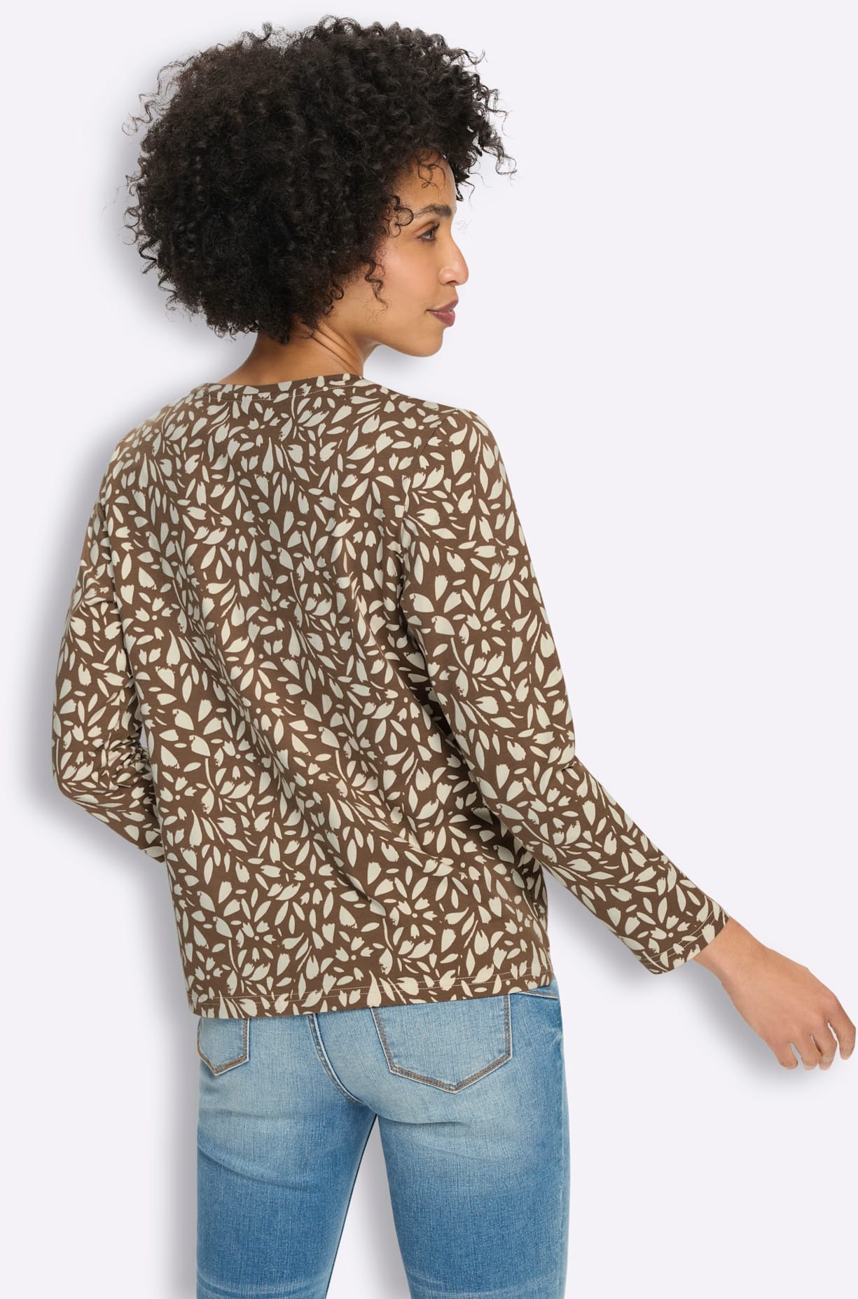 heine Langarmshirt »Druck-Shirt« 1