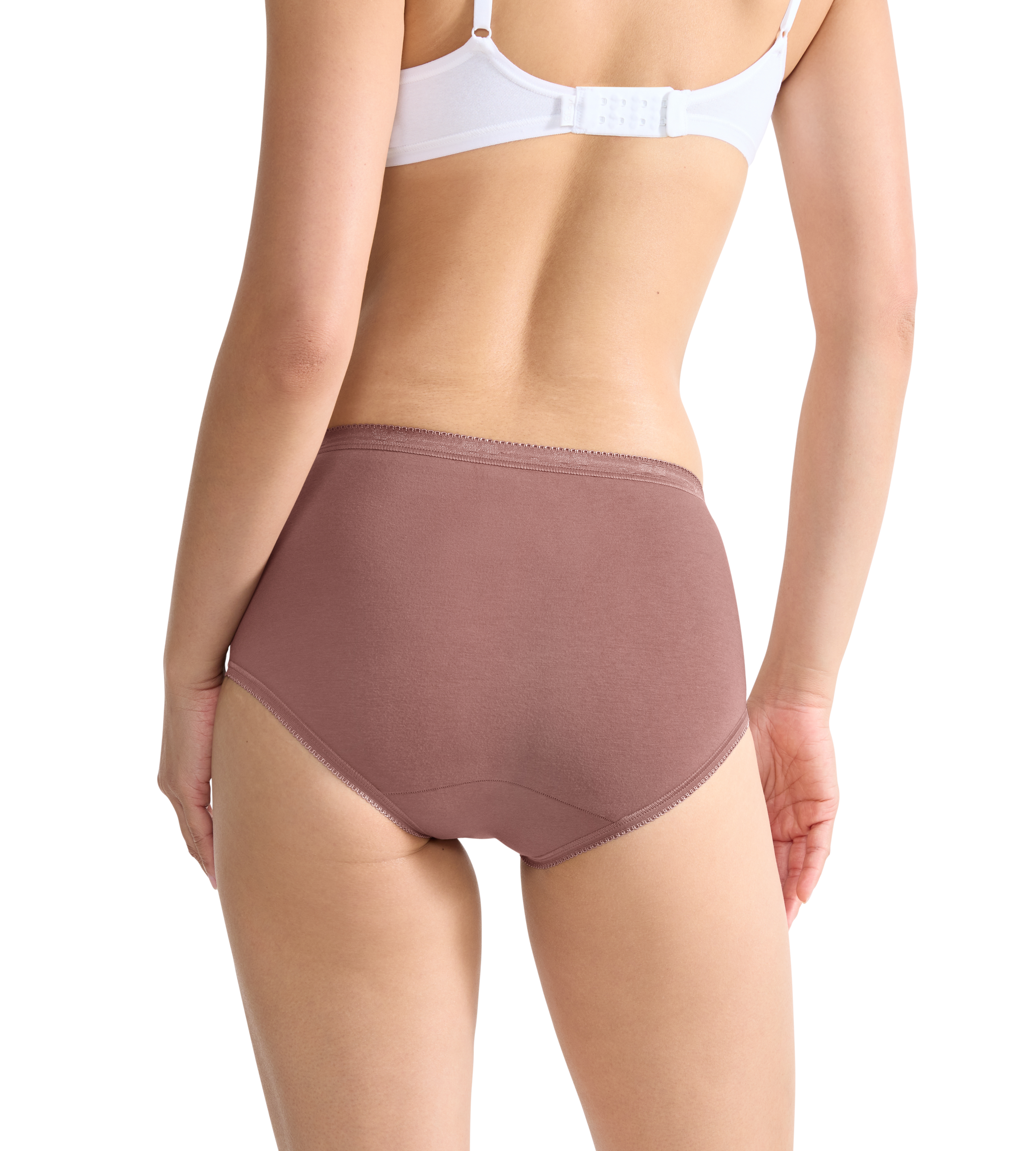 sloggi Midislip »Basic+«, (4er Pack), Baumwollmix, elastisch, weiche Nähte, bequem, feminin