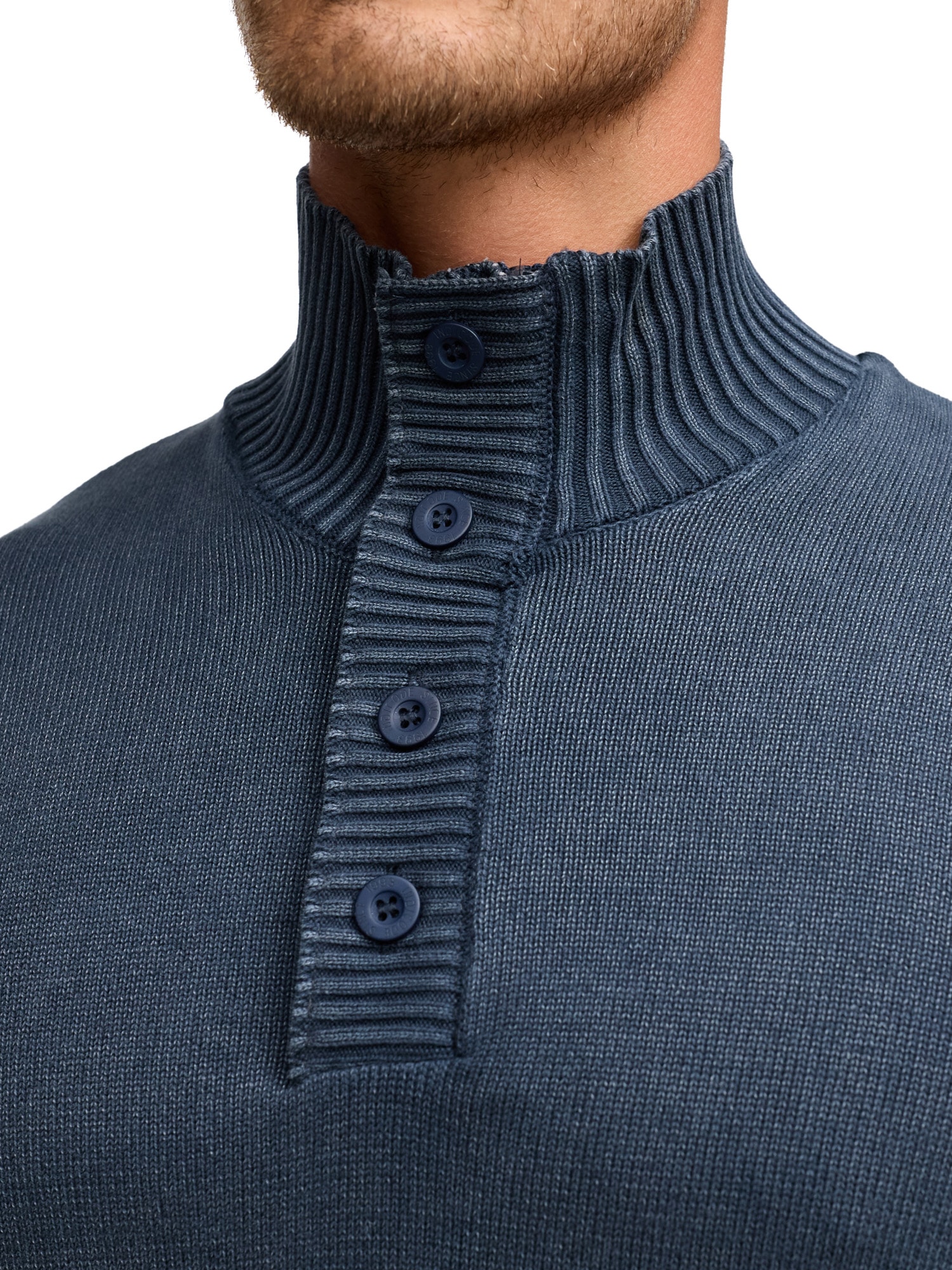Indicode Strickpullover »INNiels ½ Placket«