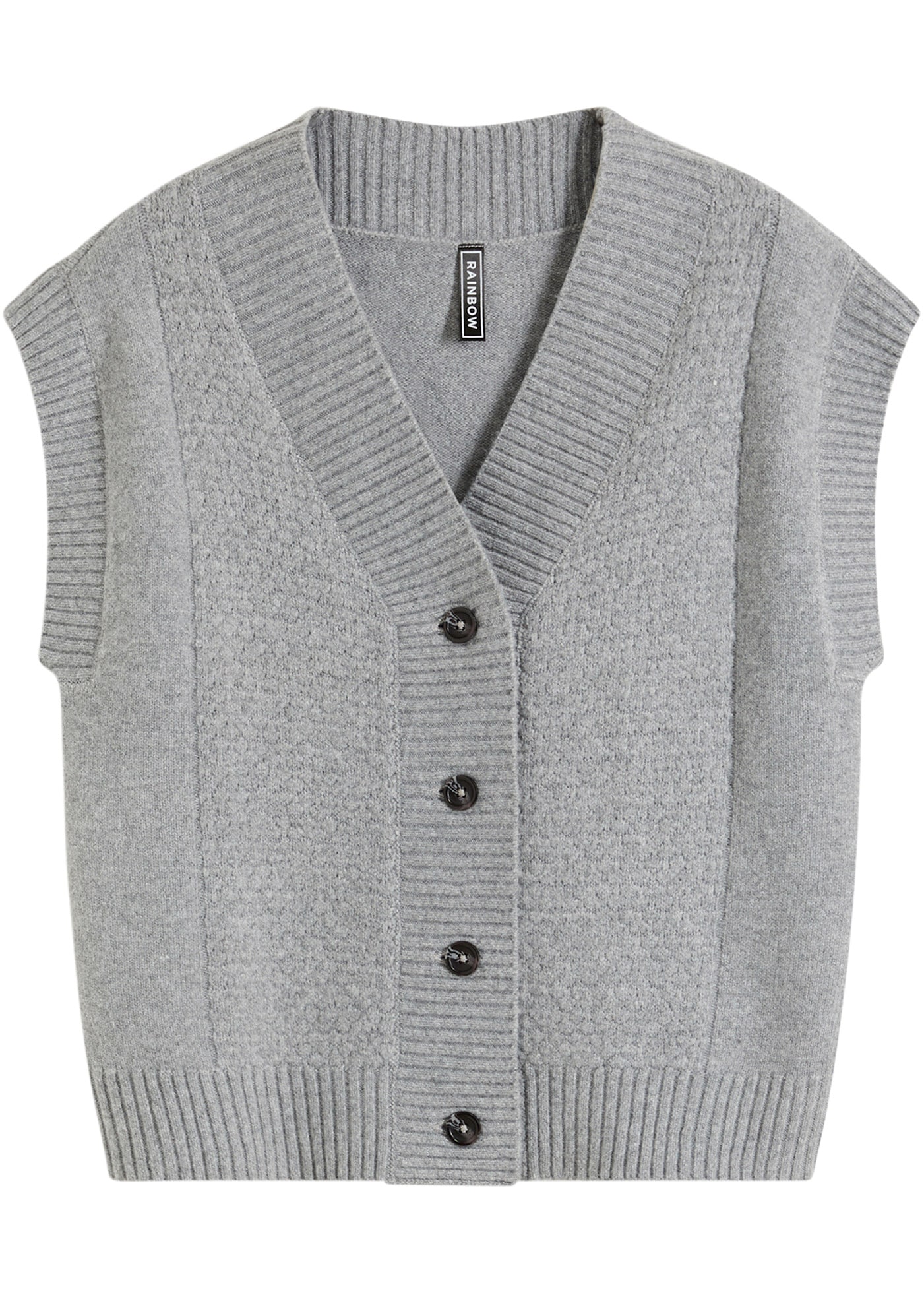 bonprix Strickweste »Strickweste mit Zopfmuster«, Strickweste mit Zopfmuster
