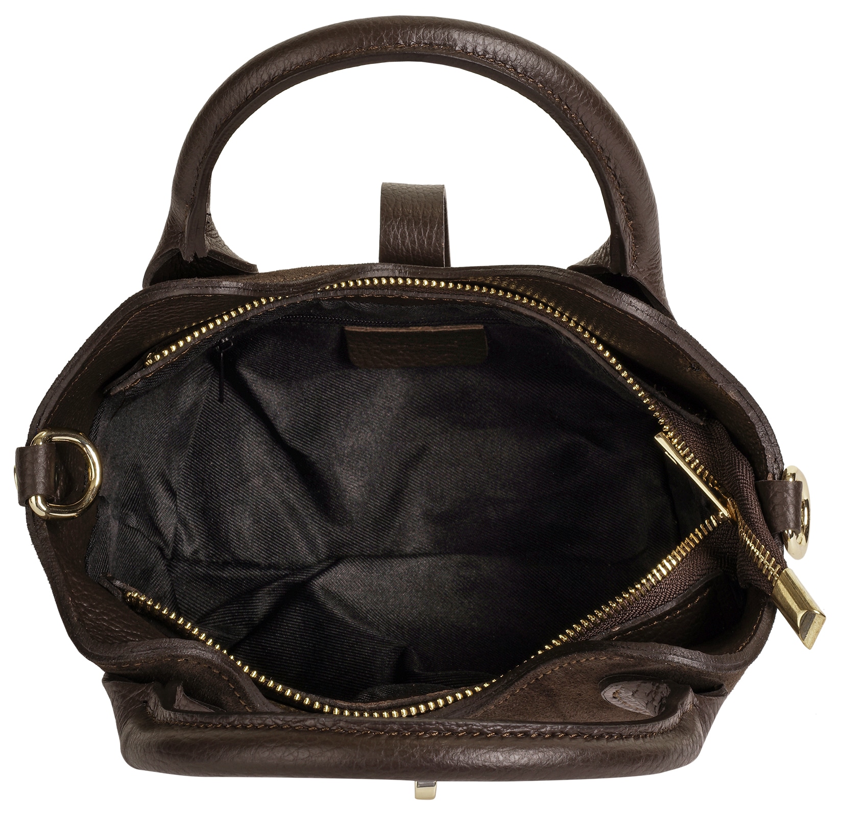 forty° Henkeltasche »FORTY° Damen BELTRAVA - S echt Leder, Made in Italy« echt Leder, Made in Italy