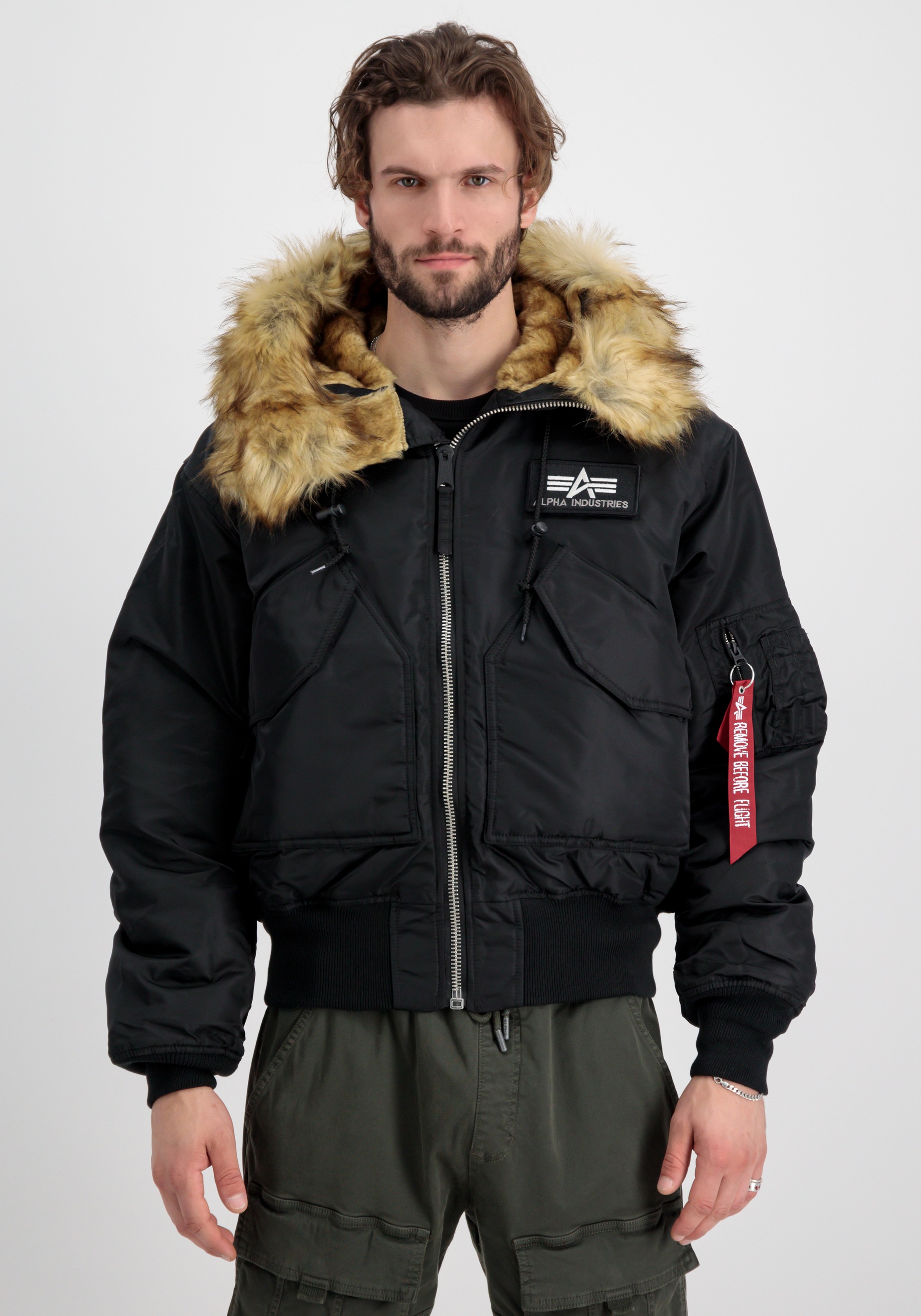 Alpha Industries Winterjacke »Alpha Industries Men - Bomber Jackets 45/P Hooded Custom«