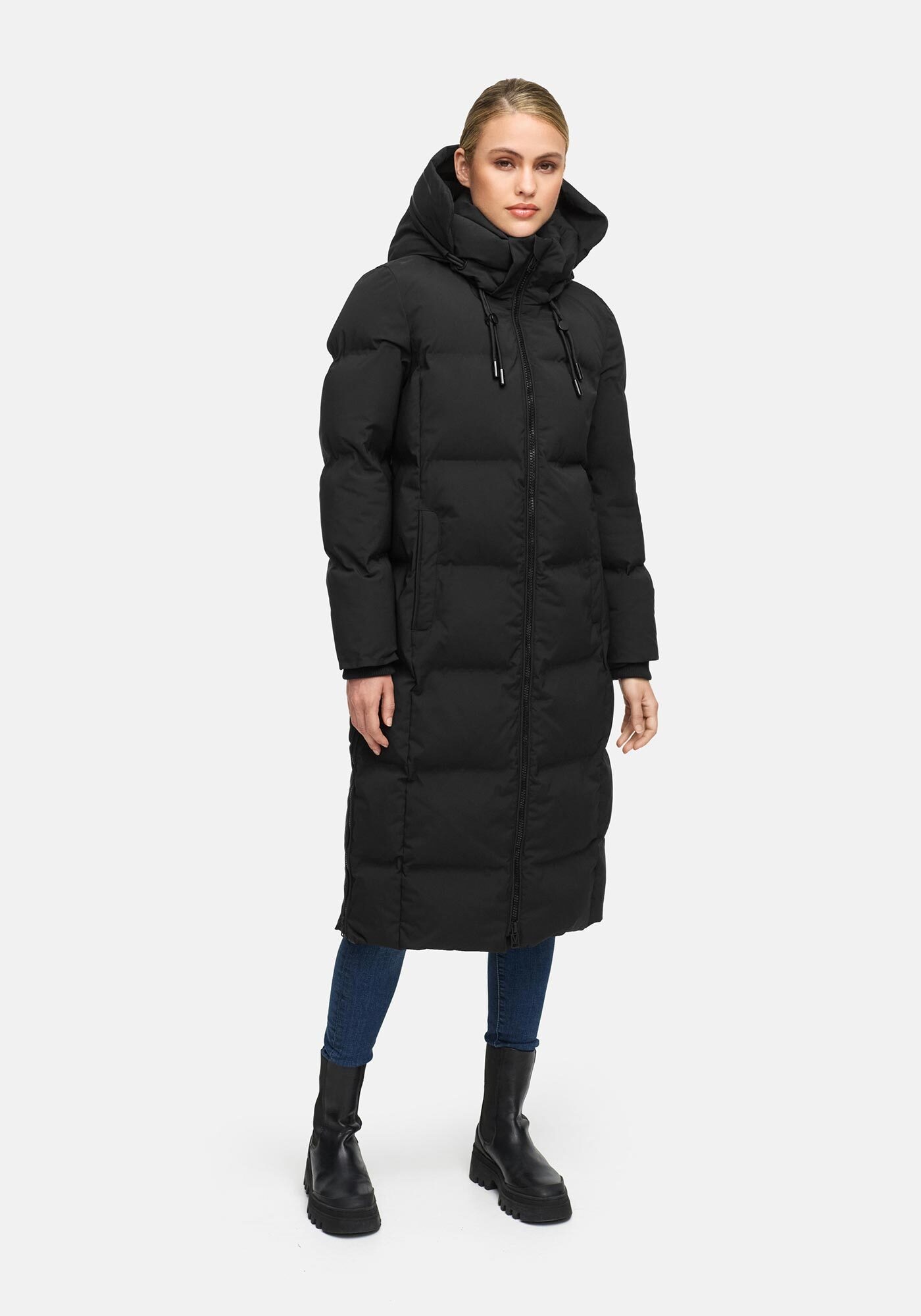 Marikoo Winterjacke »Marikoo Tikoraa Damen lange Winterjacke Steppjacke N102«