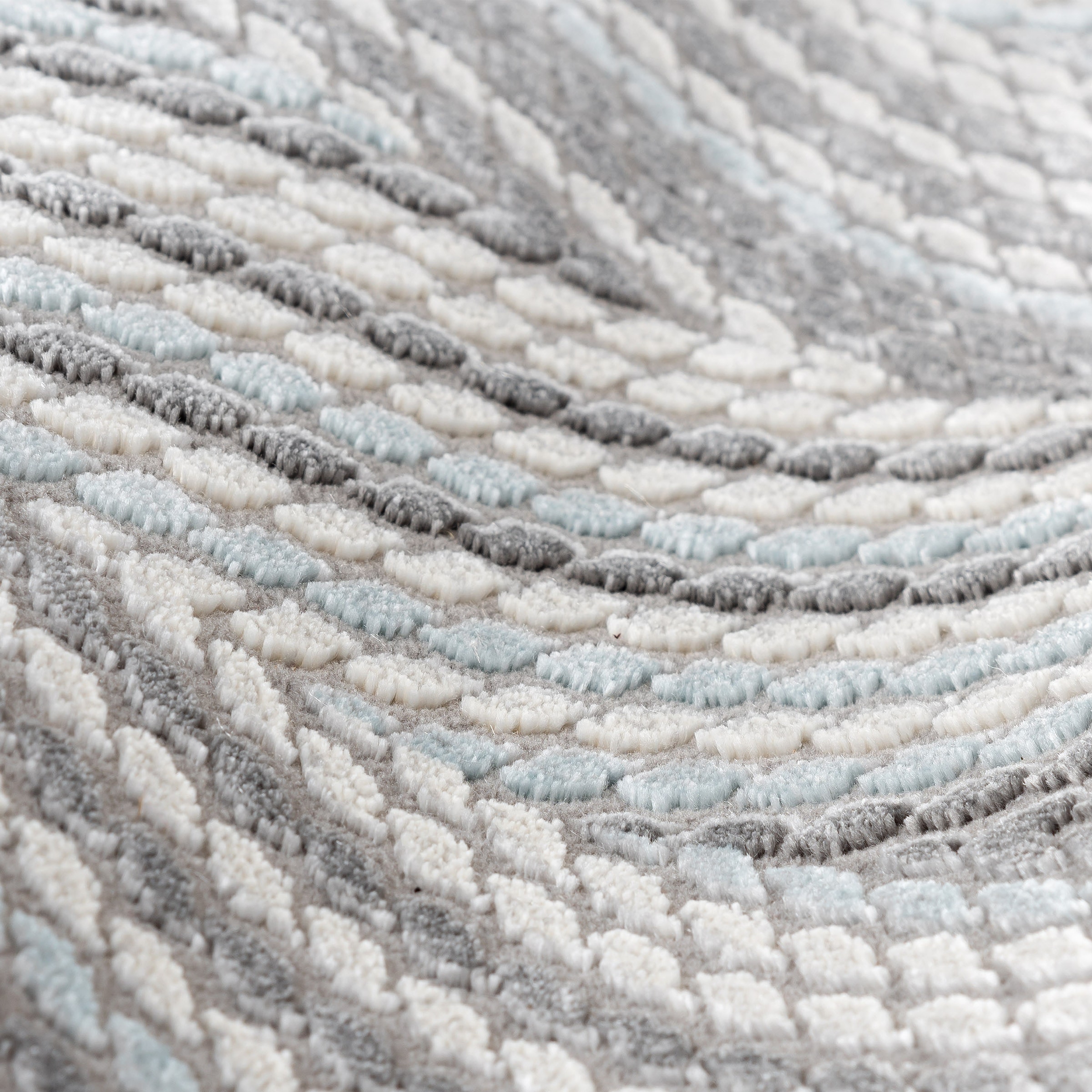 Sehrazat Teppich »Luxury 6500«, rechteckig, 13 mm Höhe, Wohnzimmer, Kurzflor, Hoch Tief Struktur