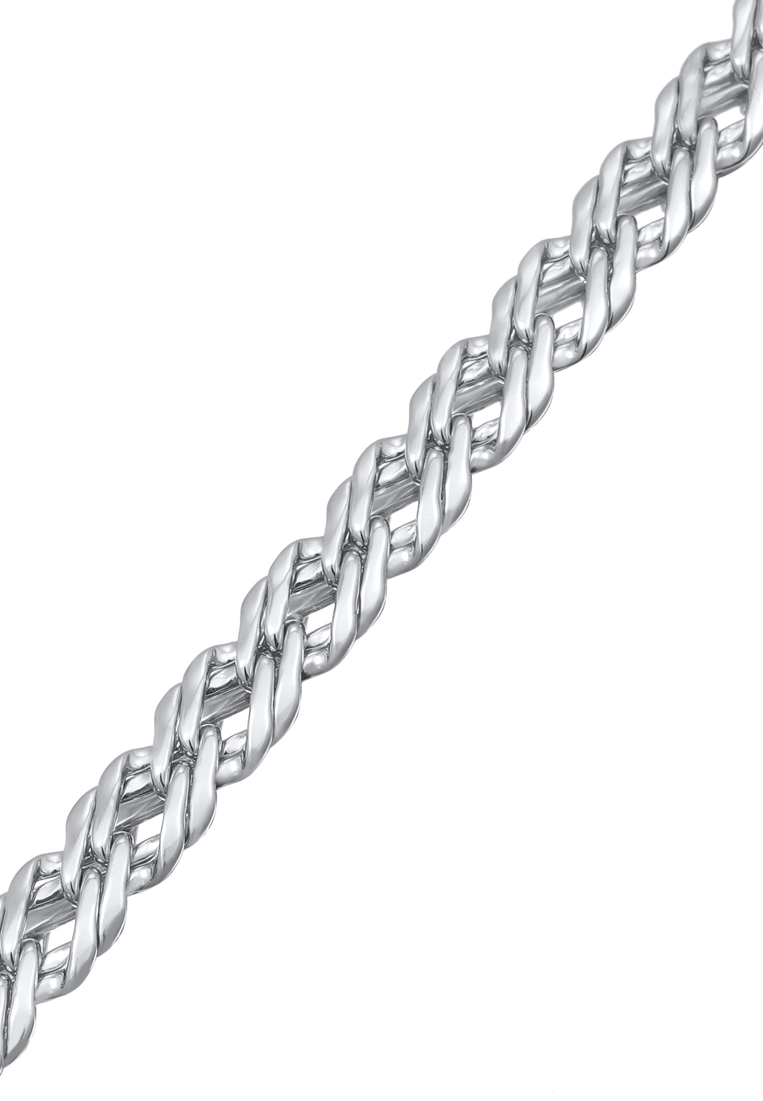 Elli Armkette »Armband Panzerkette Gliederarmband goldfarben für Damen«