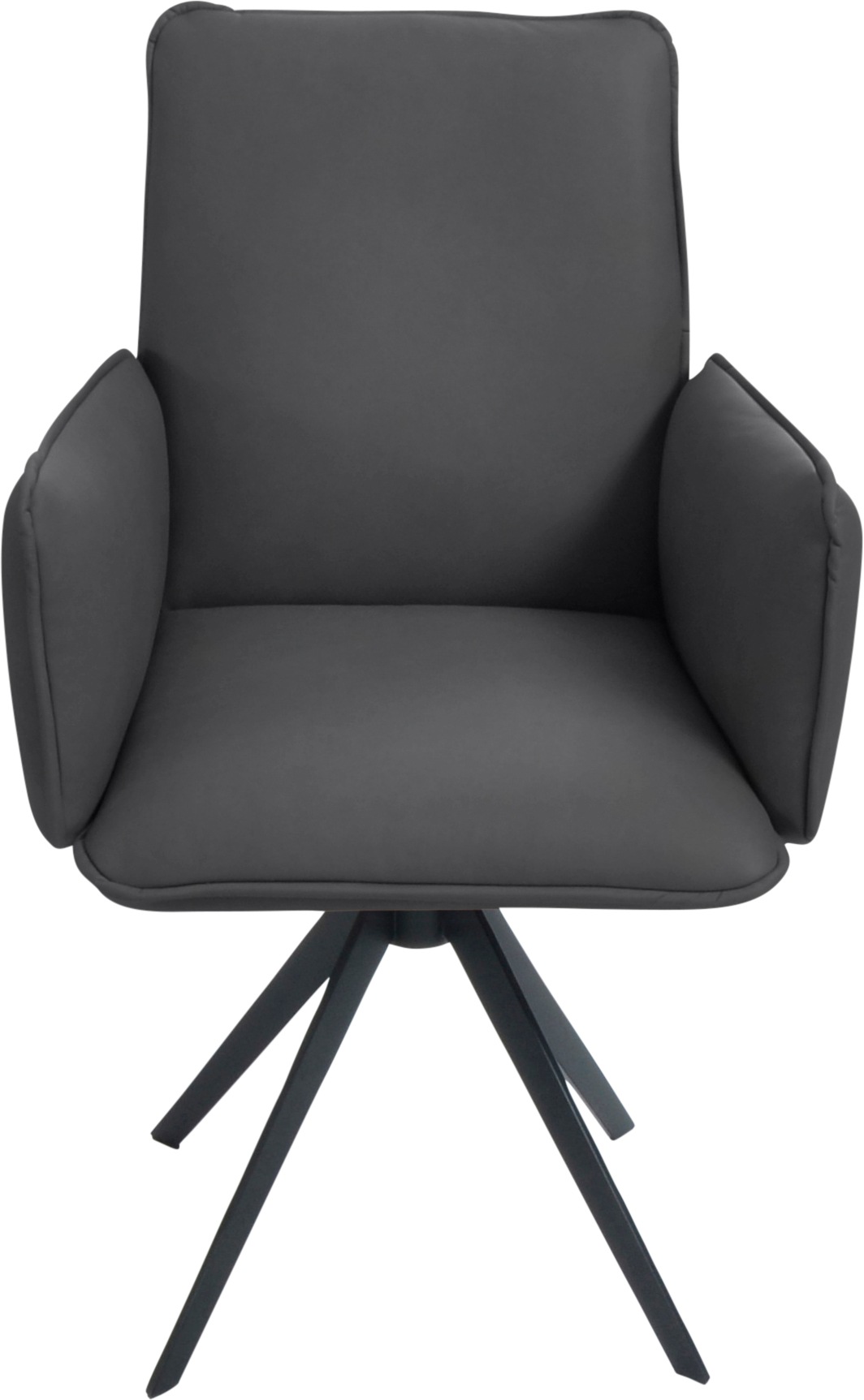 K+W Komfort & Wohnen Drehstuhl () Blitzdrehkreuz und Rückholfunktion, dekorativer 12mm Biese