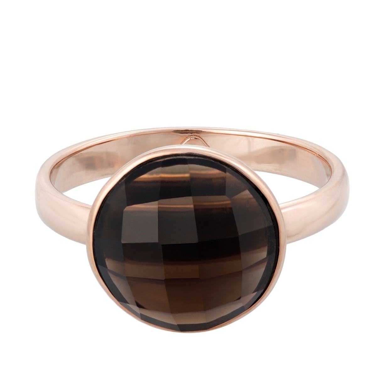 Pippa & Jean Fingerring »PJ308«, (1 tlg.), mit Rauchquarz
