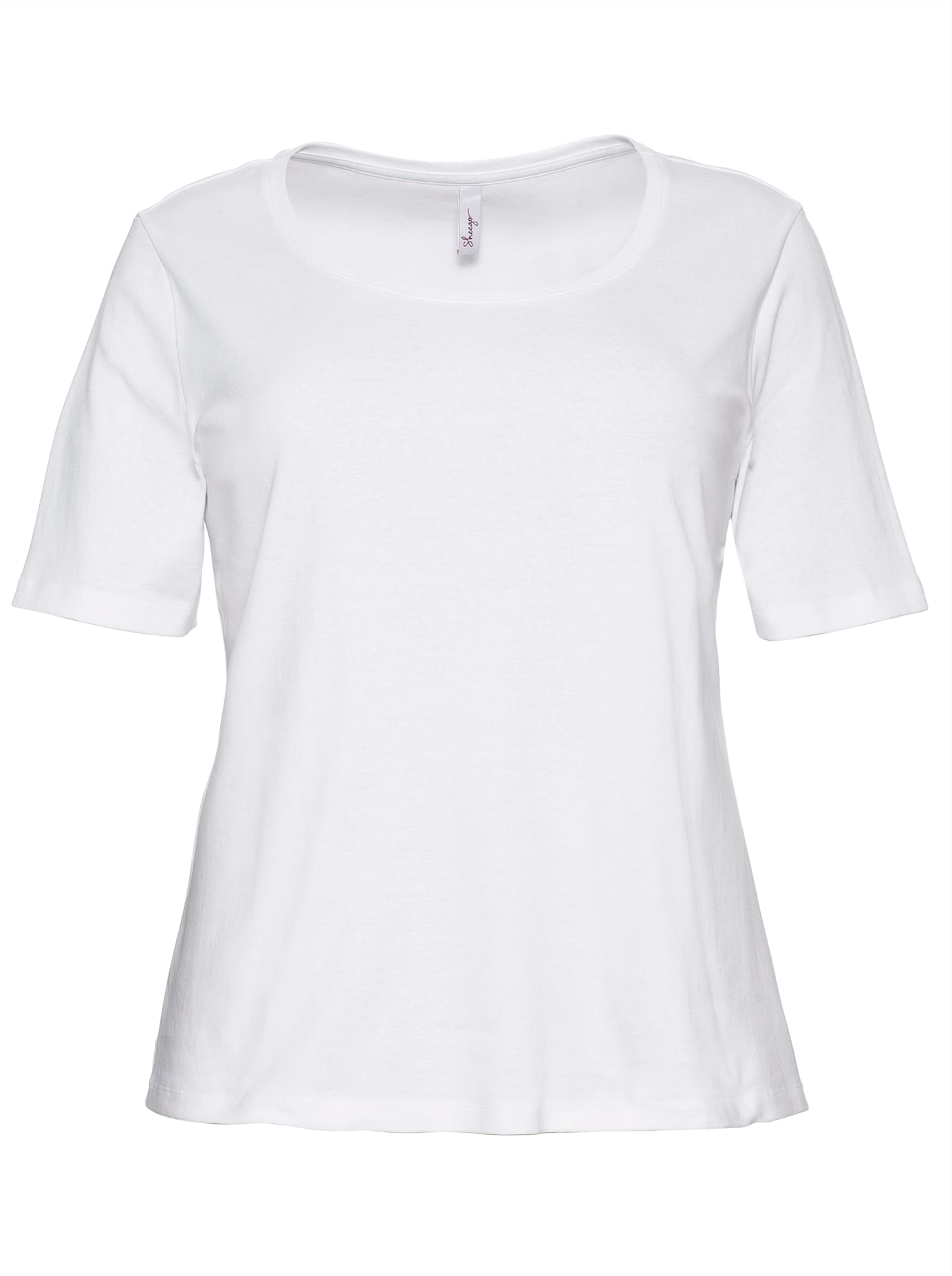 Sheego Kurzarmshirt »T-Shirt«, (1 tlg.)