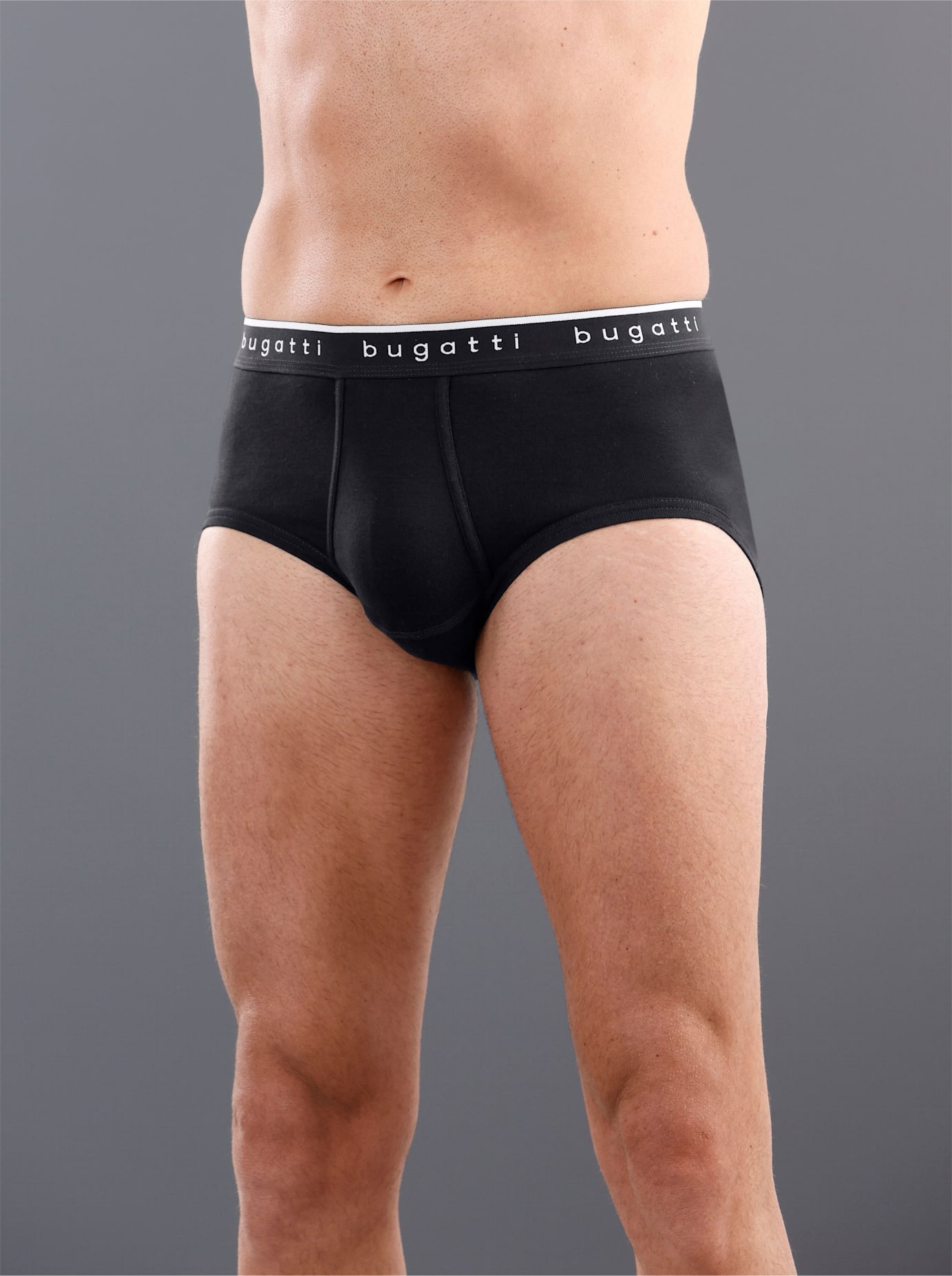 Bugatti Herren Slip 1 Stk. tlg. in schwarz, Größe 7