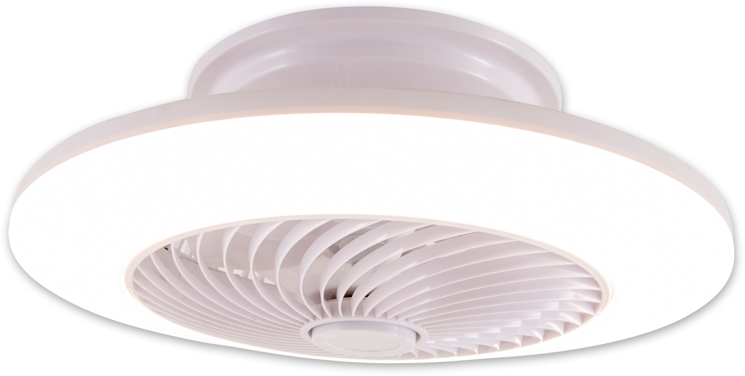 näve LED Deckenleuchte »Adoranto Deckenventilator«, Leuchtmittel LED-Board | LED fest integriert, Deckenlampe, Ventilator, Fernbed., 3-stufiger Lüfter 60W