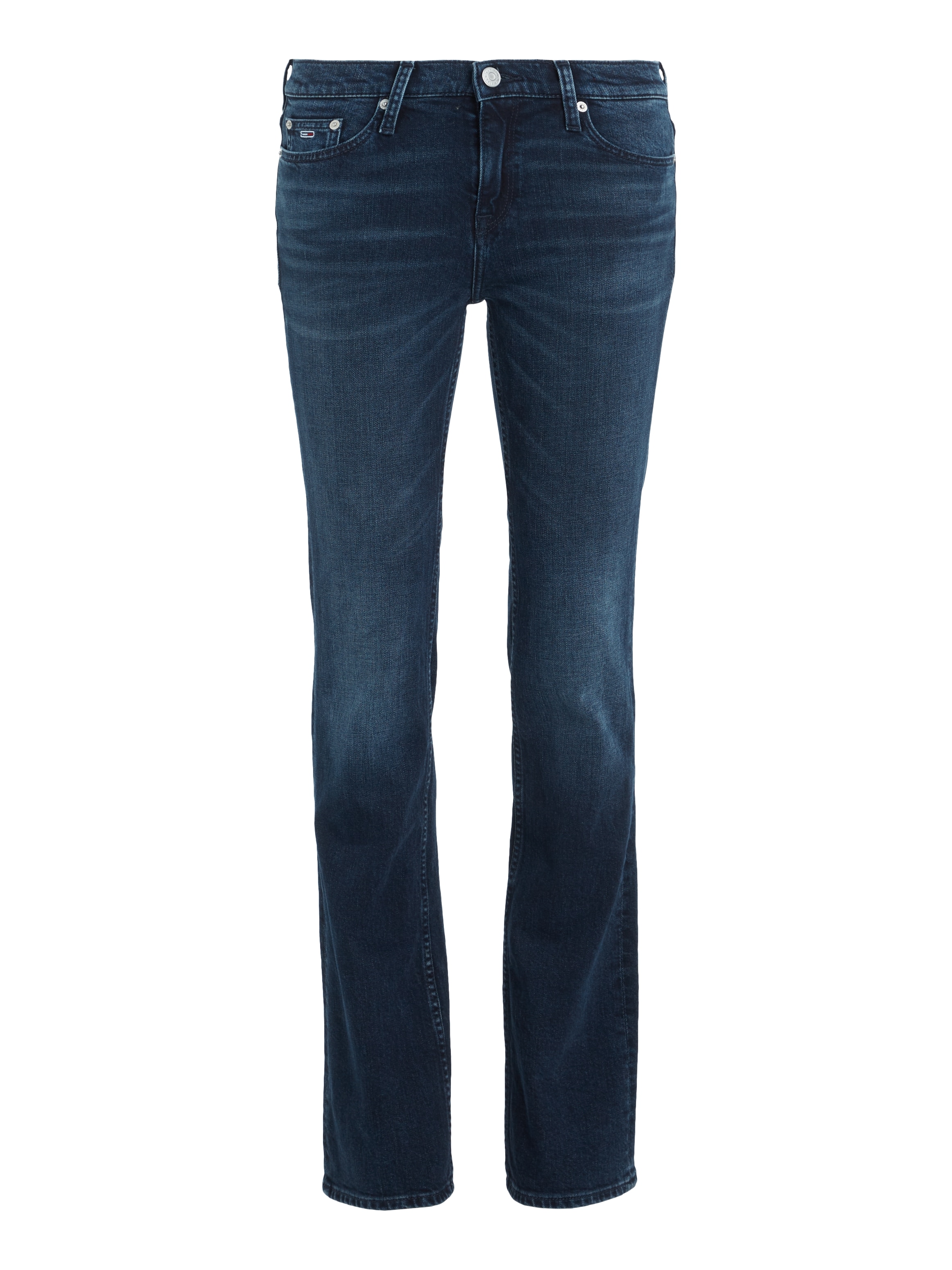 Tommy Jeans Bootcut-Jeans »MADDIE MR BC DG5161«, mit Logobadge und Logostickerei