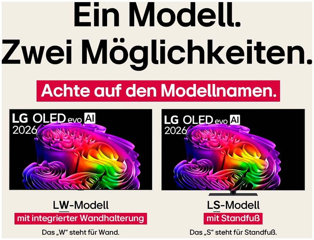 LG OLED-Fernseher »OLED65G67LW« 164 cm/65 ″ Smart-TV