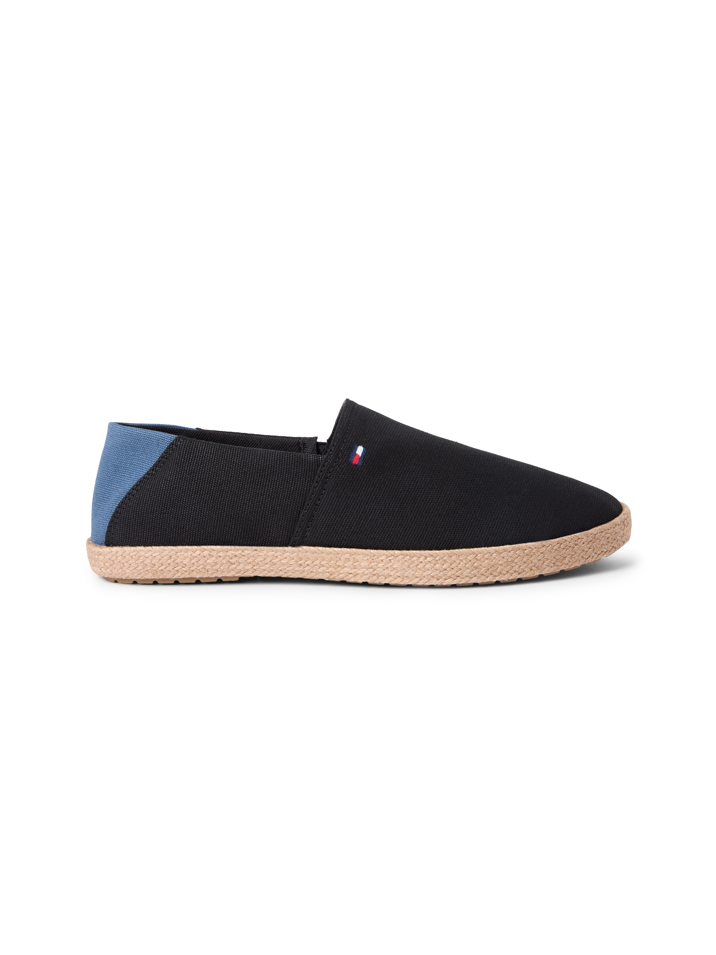 Tommy Hilfiger Espadrille »CORE HILFIGER ESPADRILLE TEXTILE«  Slipper, Schlupfschuh, Flats mit typischem Jutebezug