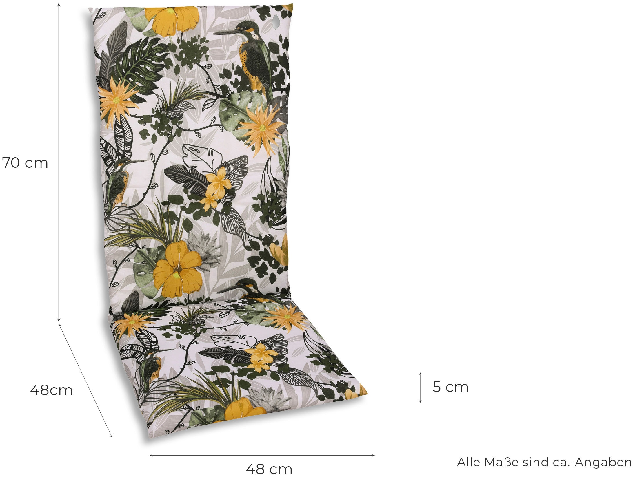 Hochlehnerauflage, OTTO kaufen 118x48 cm im Shop Online GO-DE