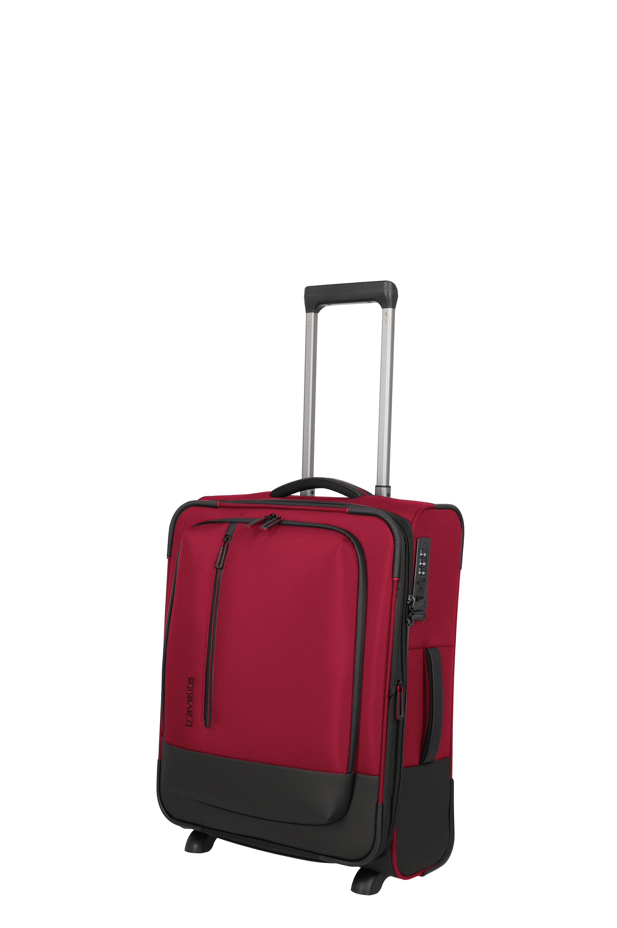 travelite Weichgepäck-Trolley »CROSSLITE Reisekoffer Weichgepäck« 37 l 4 Rollen Koffer, mit TSA-Schloss, wasserabweisendes Material