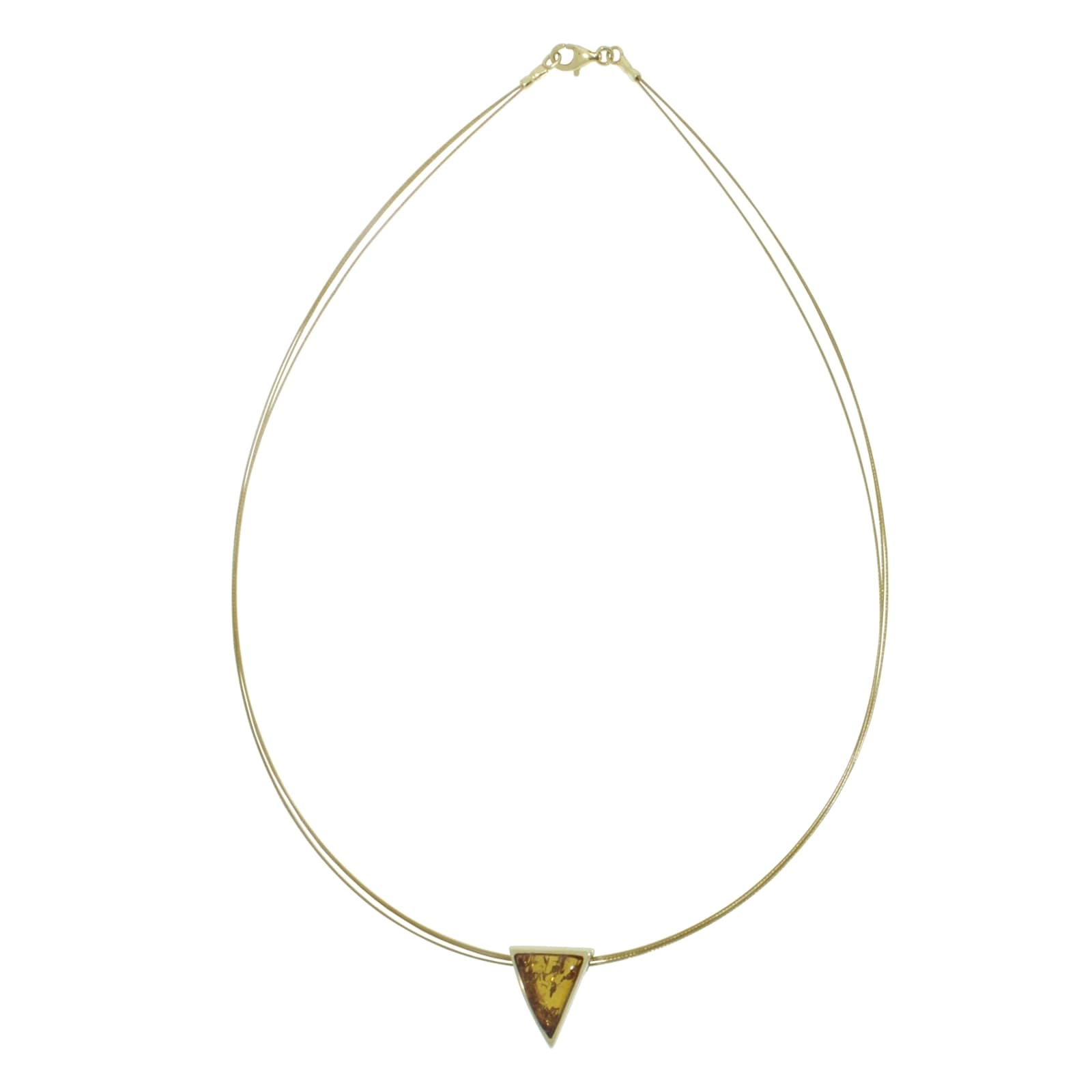 OSTSEE-SCHMUCK Kette mit Anhänger »- Gleiter-Classic 17x14 mm - Gold 333/000 - Bernstein«