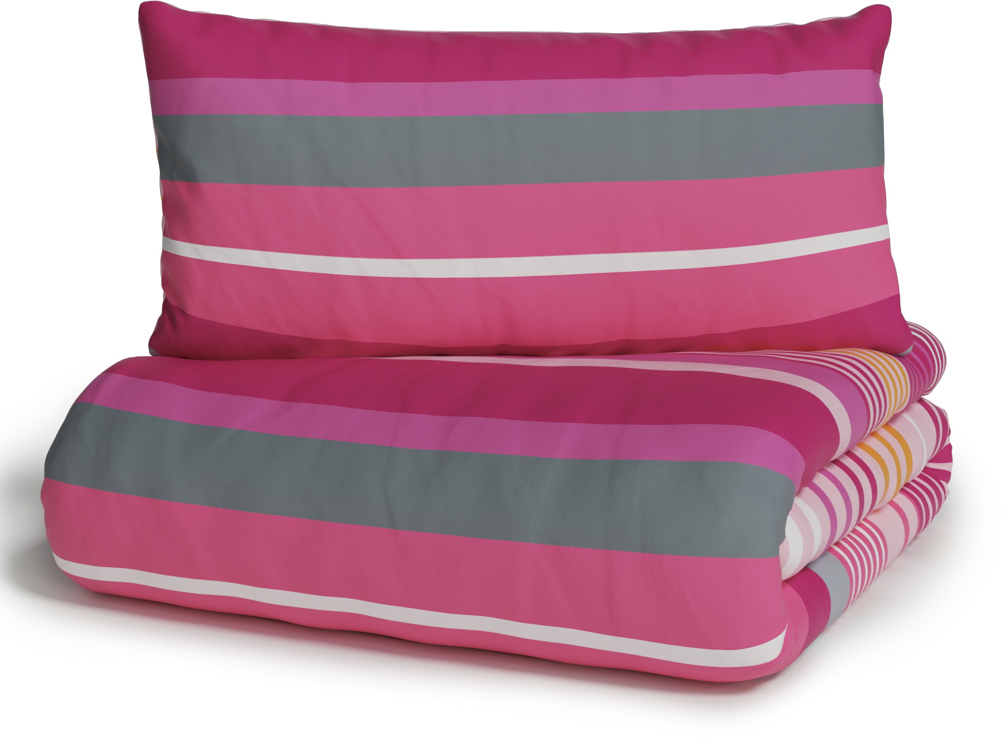 OTTO home »Elvea« 2 Stk. in Gr. 135x200 oder 155x220 cm, 100% Baumwolle, Streifen