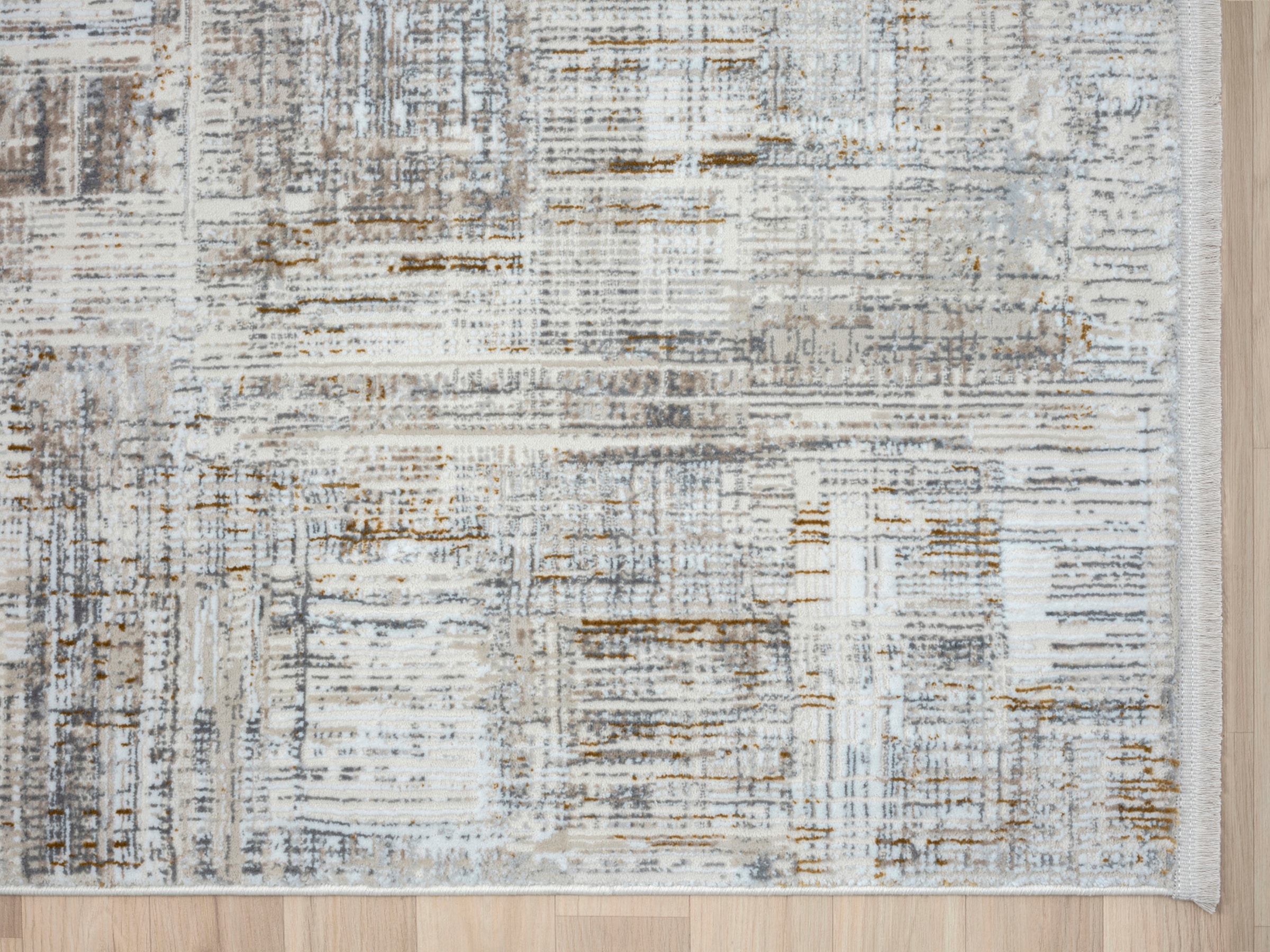 Myflair Möbel & Accessoires Teppich »My Taste« rechteckig 10 mm Höhe Kurzflor, Retro-Design, besonders weich durch Microfaser,  mit Fransen