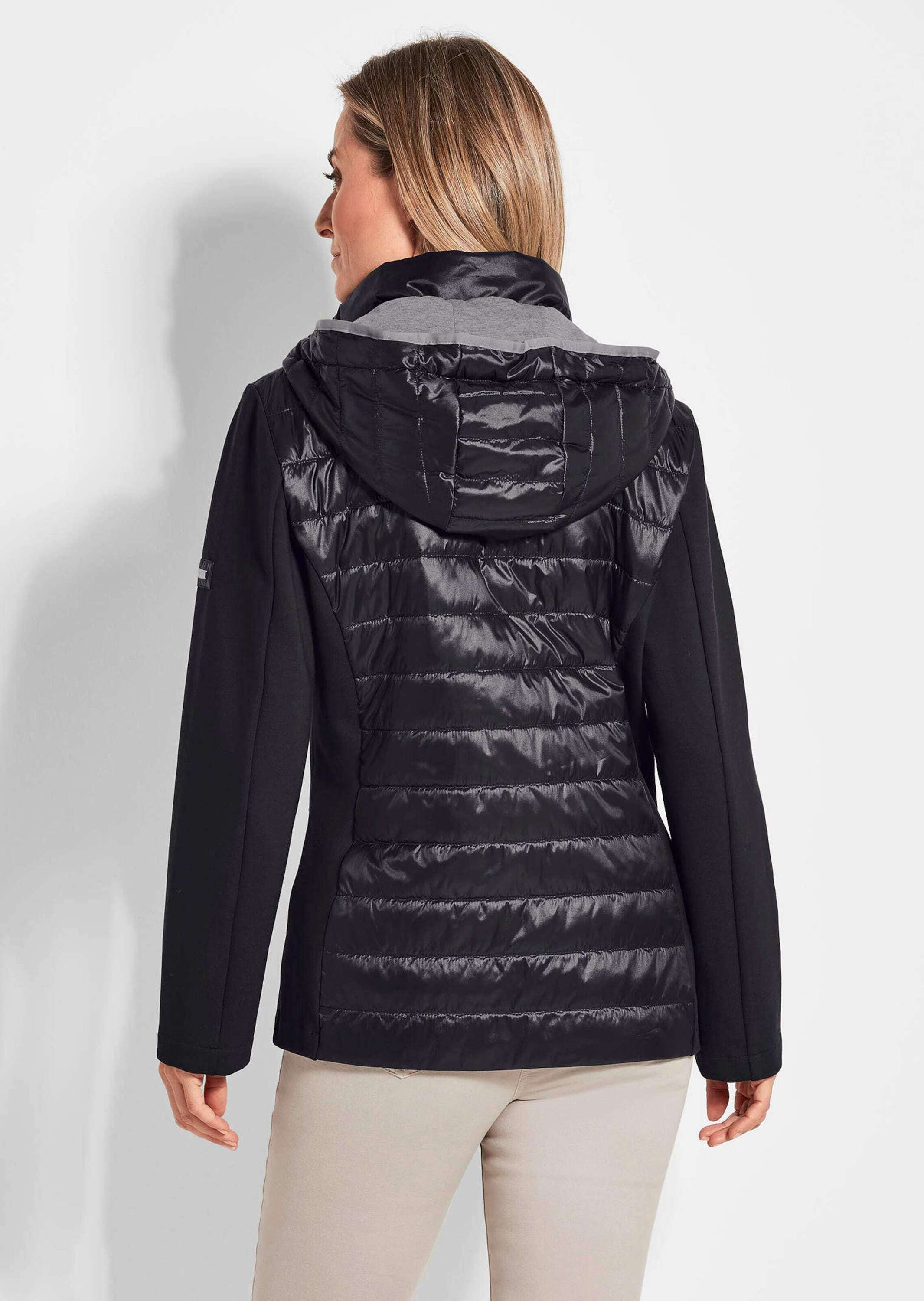GOLDNER Kurzjacke »Steppjacke mit abnehmbarer Kapuze«
