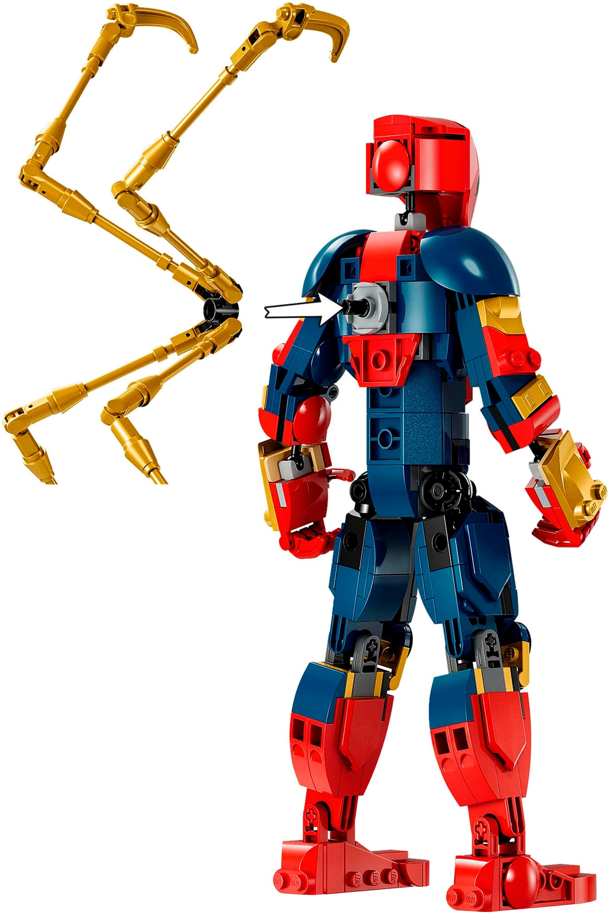 LEGO® Konstruktionsspielsteine »Iron Spider-Man Baufigur (76298), LEGO Super Heroes«, (303 St.), Made in Europe