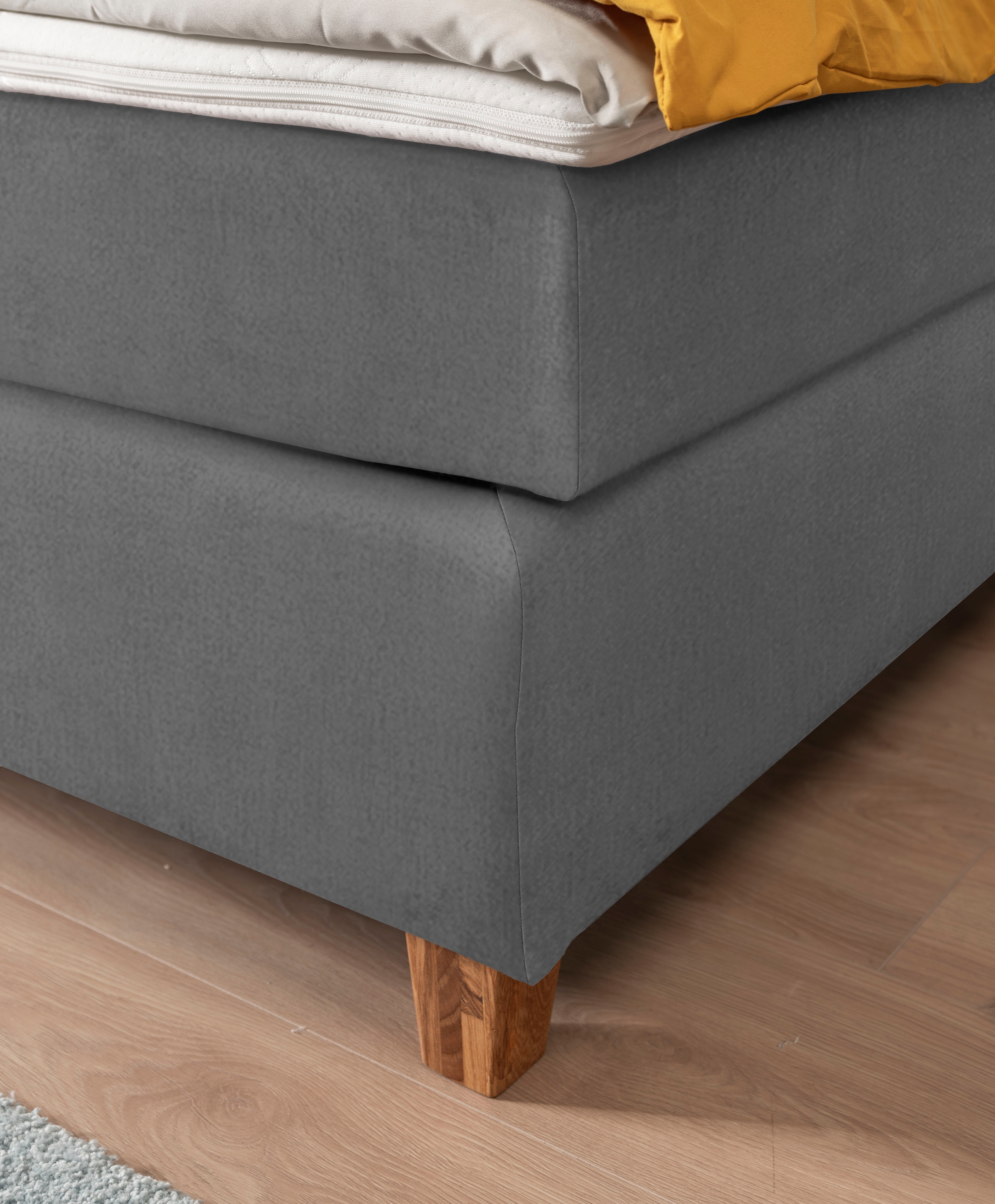 alina Boxspringbett inklusive Matratze und Topper, in diversen Ausführungen