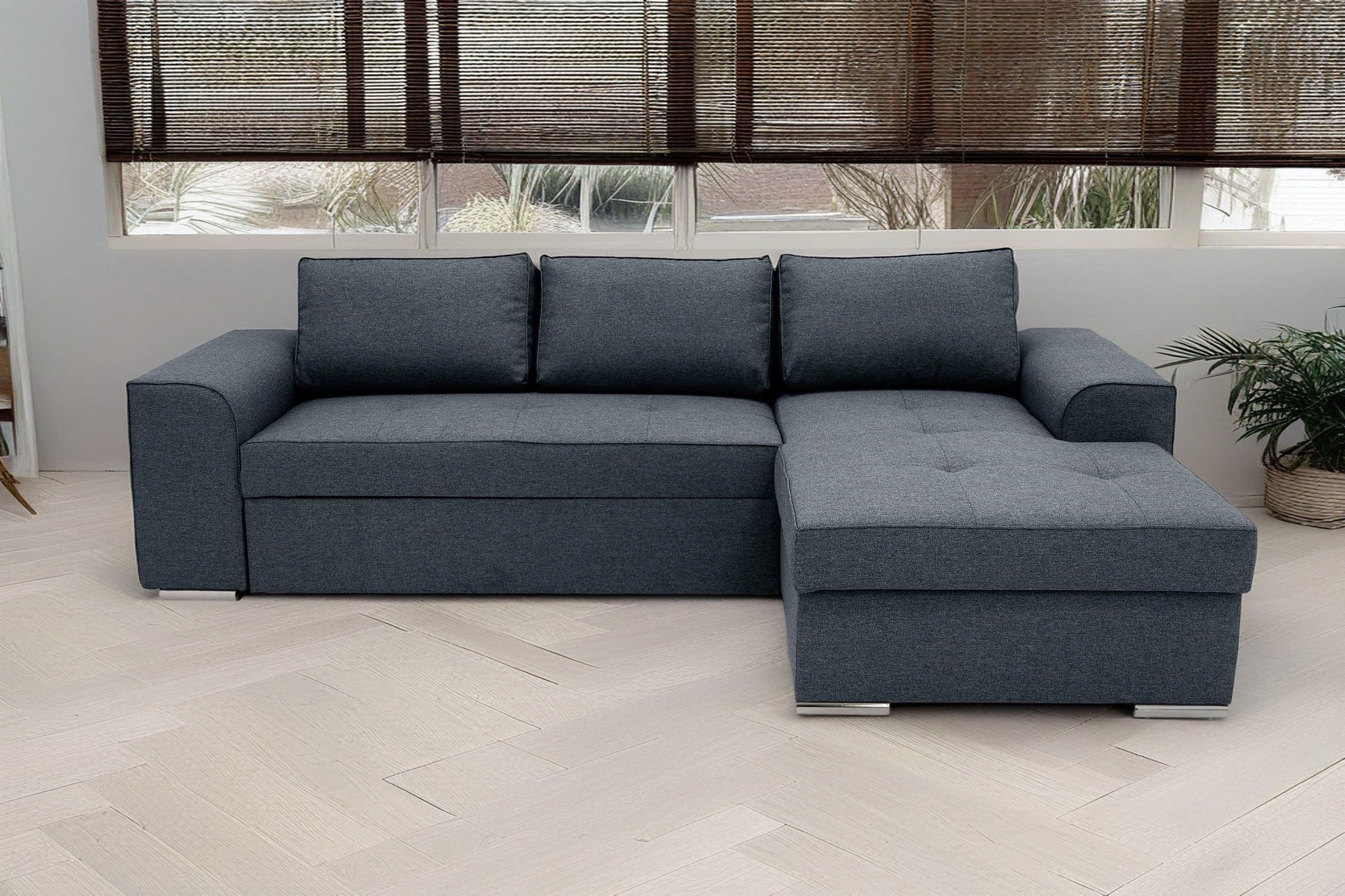GEPADE Ecksofa »Karla, L-Form«, inkl. Bettfunktion und Bettkasten