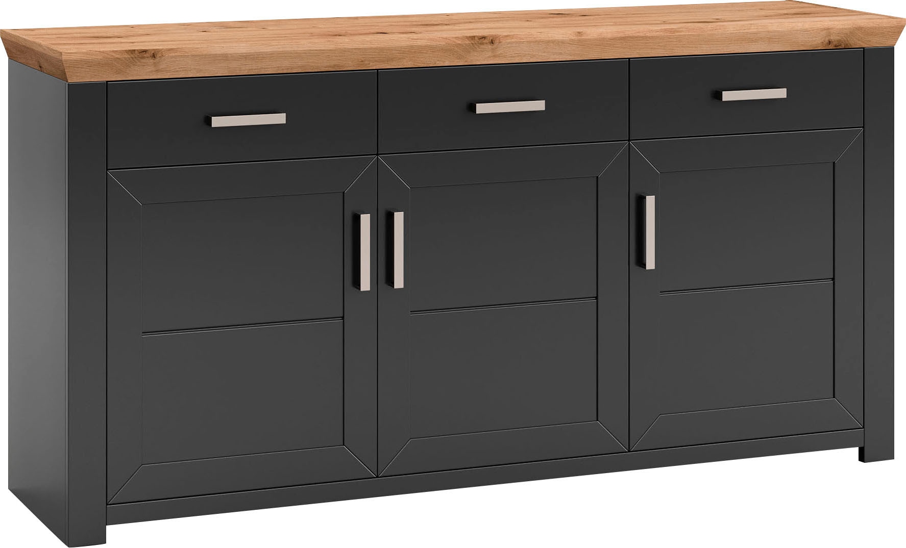 set one by Musterring Sideboard »York«, Typ 52, in 3 Farbvarianten, Landhaus-Stil, B 184 x H 95 cm