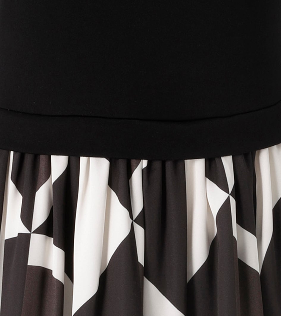 Aniston SELECTED Midikleid im Materialmix - NEUE KOLLEKTION