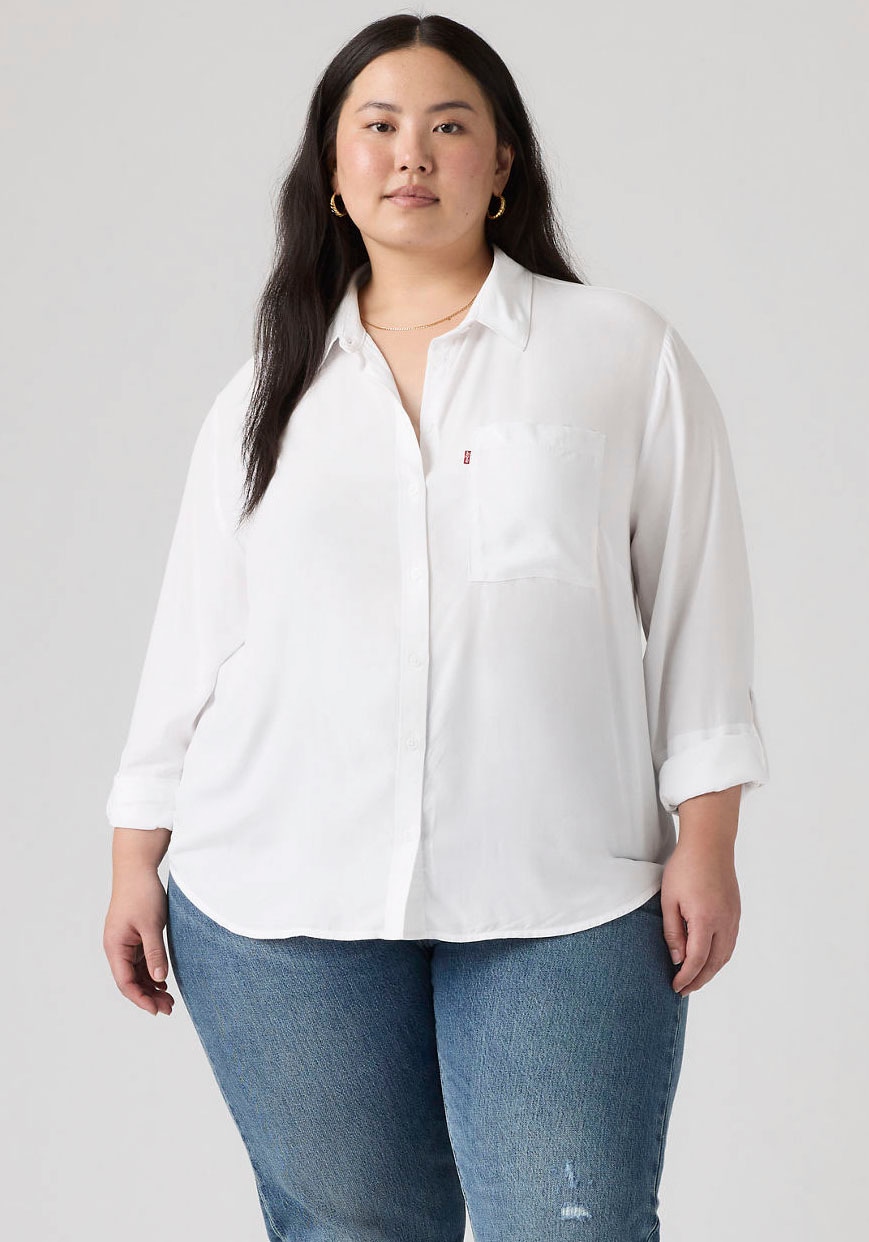 Levi's® Plus Hemdbluse »PLUS DARLENE SHIRT« aus fließender Viskose
