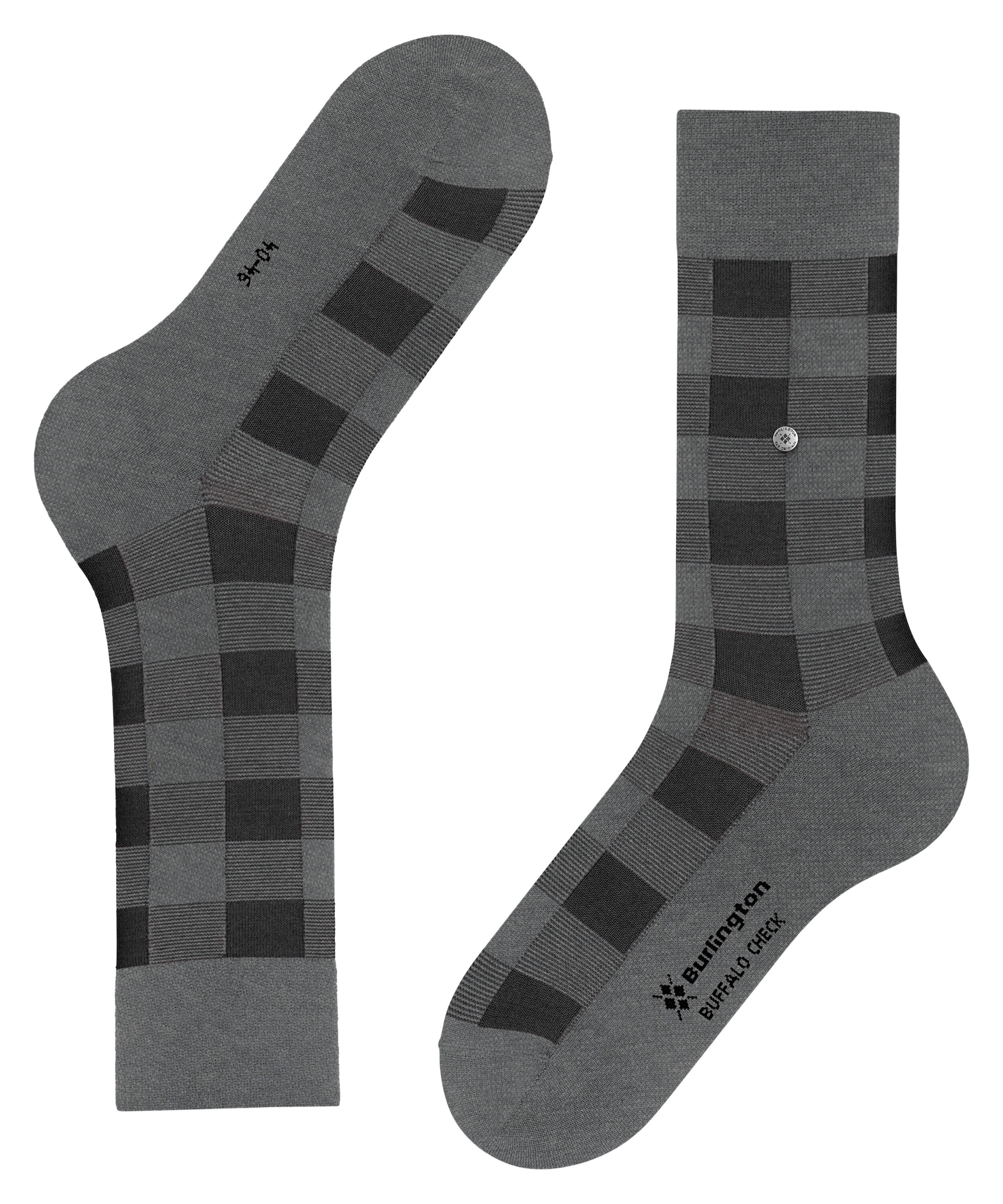 Burlington Socken »Buffalo Check« Einheitsgröße 40-46, wärmende Wollmischung, Holzfäller-Karo