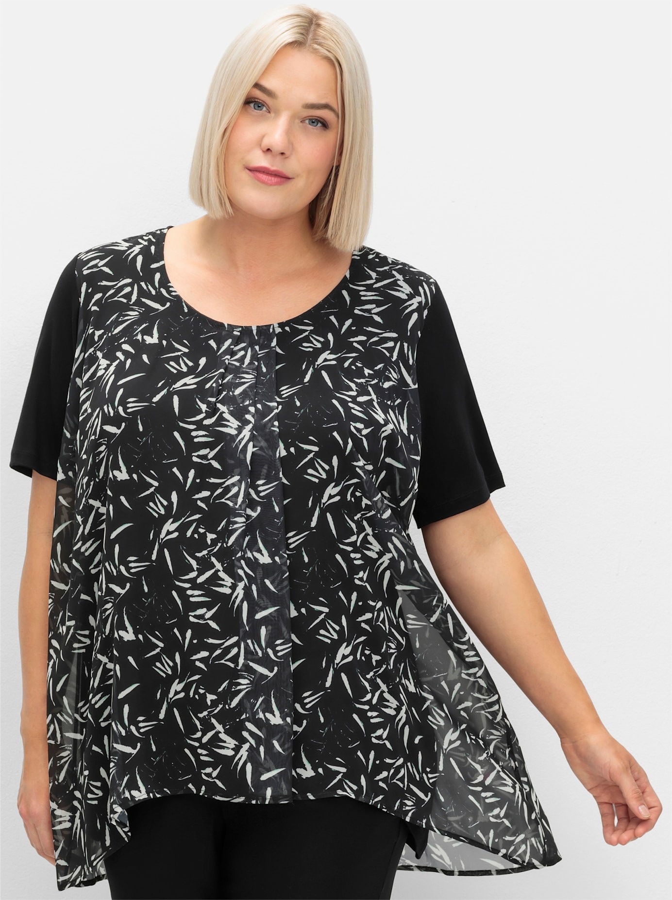 Sheego Blusenshirt »Blusenshirt« 1 tlg.