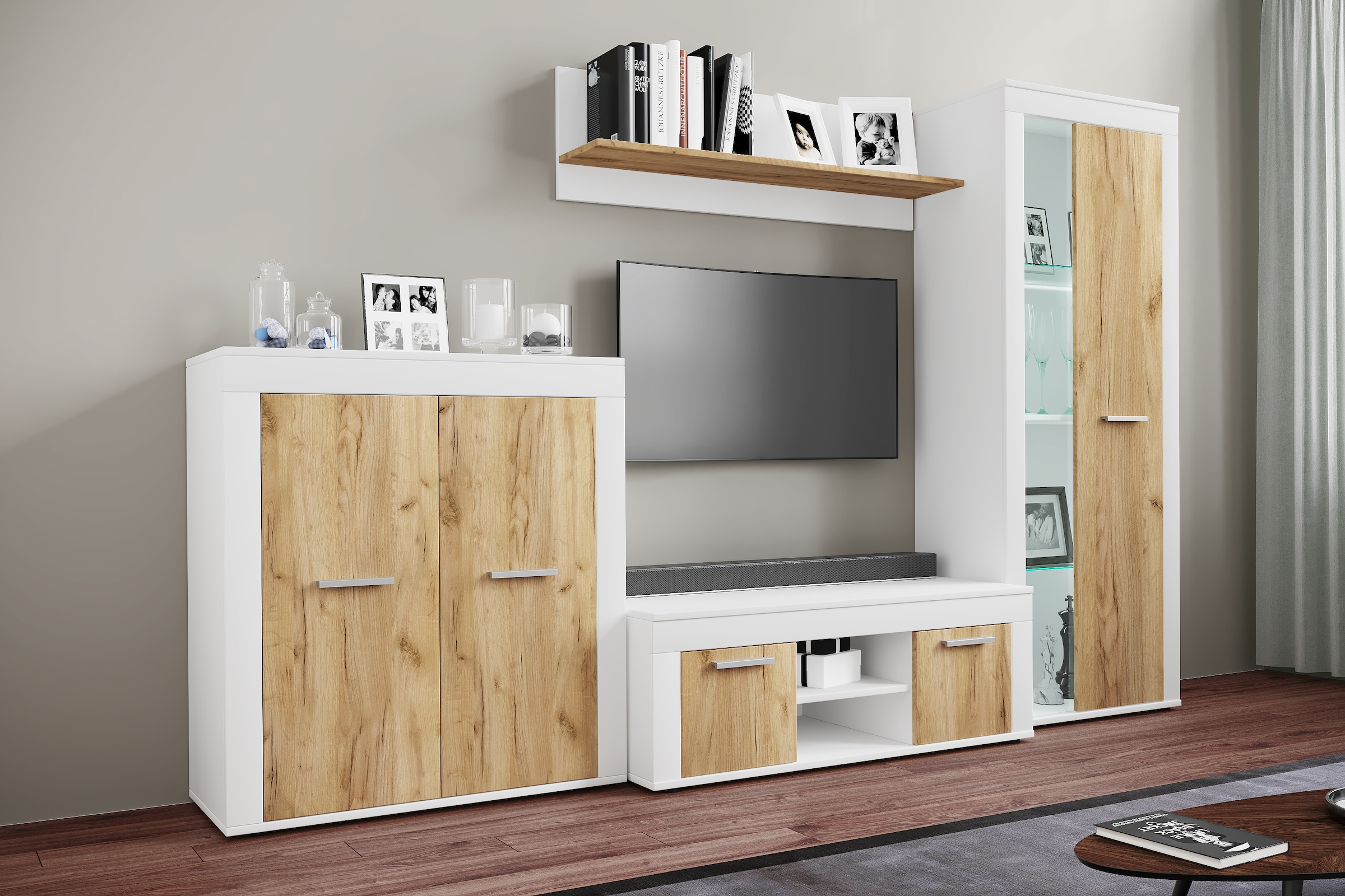 VCM Wohnzimmertisch »Holz TV Lowboard Möbel Fernsehschrank Usilo L«