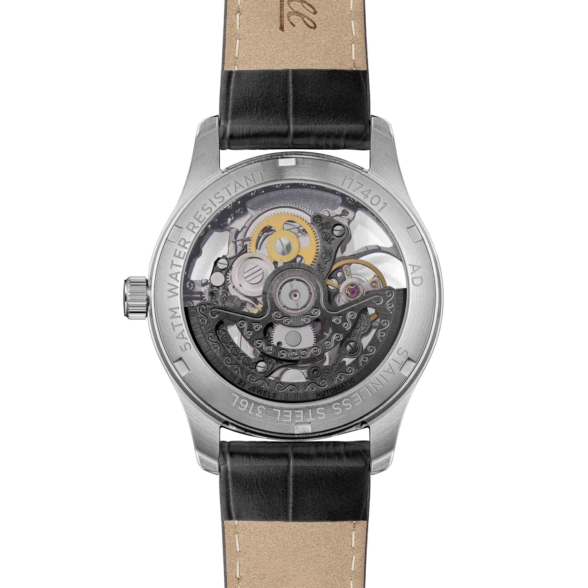 Ingersoll Automatikuhr »The Maverick« Armbanduhr, Herrenuhr, Mechanische Uhr, Lederarmband, analog