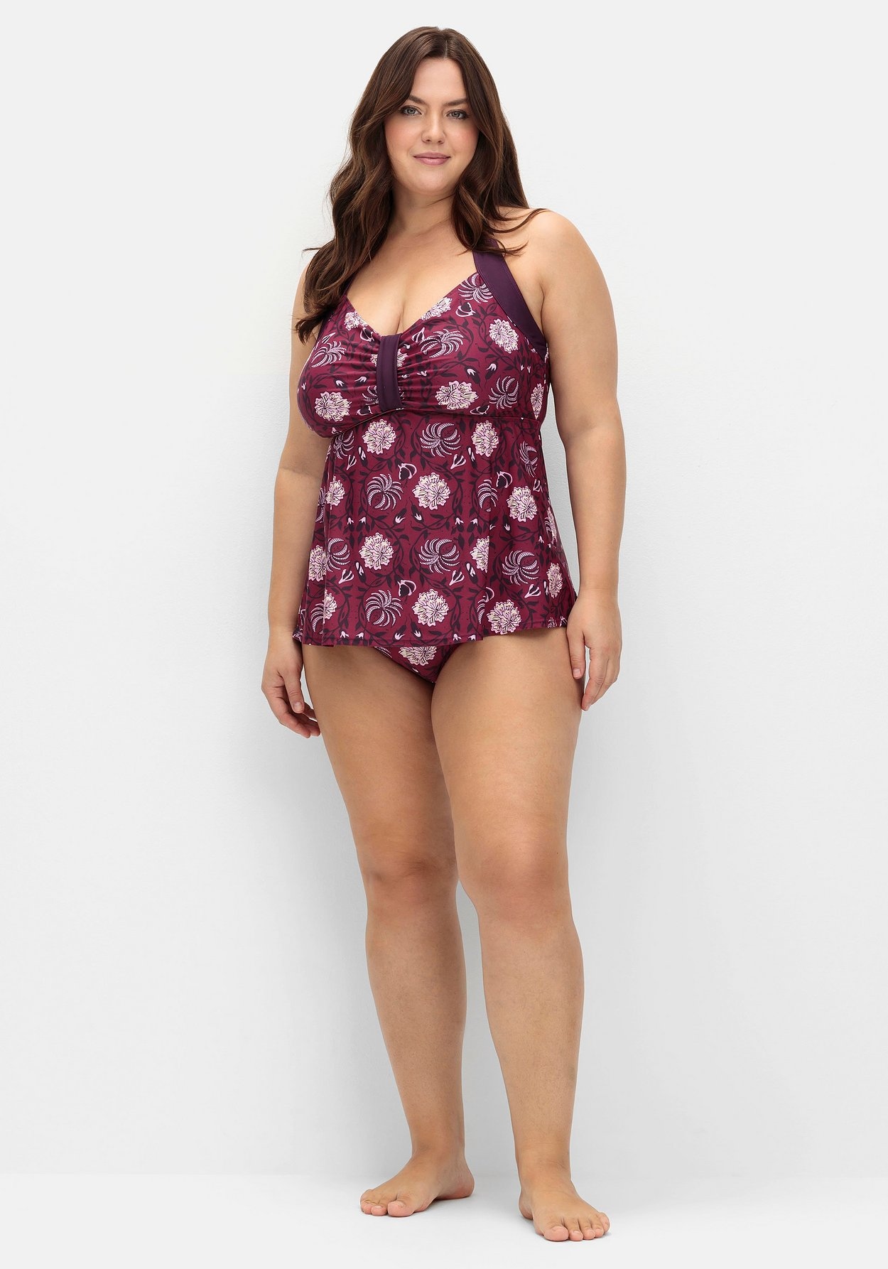 Sheego Tankini-Top »Neckholder-Tankini-Top als Neckholder, in leichter A-Linie«