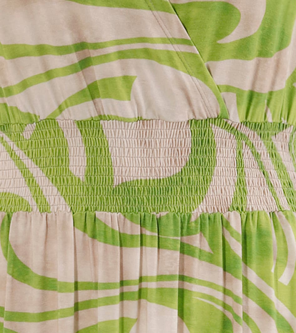 Aniston SELECTED Sommerkleid, mit breiten Trägern zum Raffen -NEUE KOLLEKTION