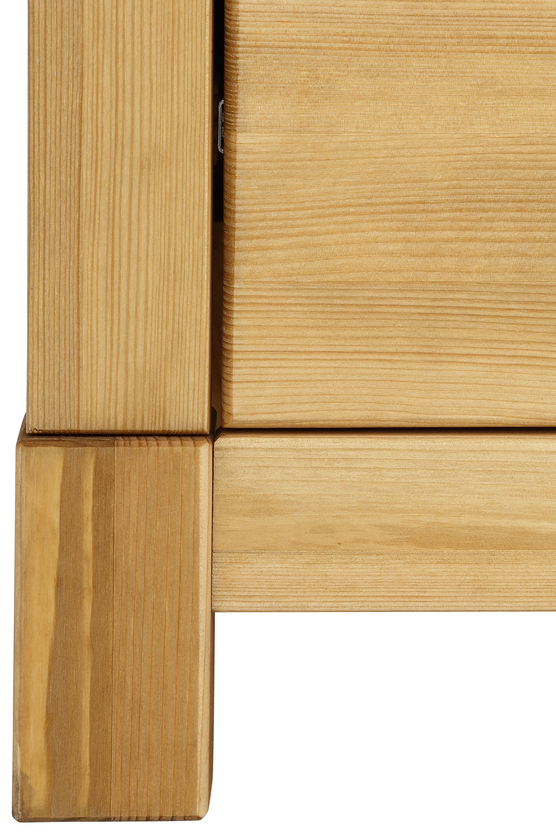 Home affaire Wäscheschrank »Rauna«, (B/H/T ca. 96/155/38 cm), aus massiver Kiefer, FSC®, 2-türig, 96cm breit