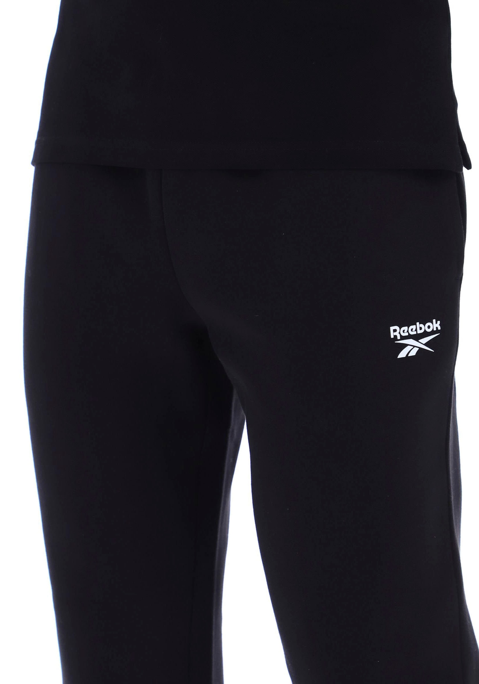 Reebok Jogginghose »LUTHER SMALL LOGO OPEN HEM PANT«  sportlicher Stil, für sportliche Aktivitäten und Freizeit