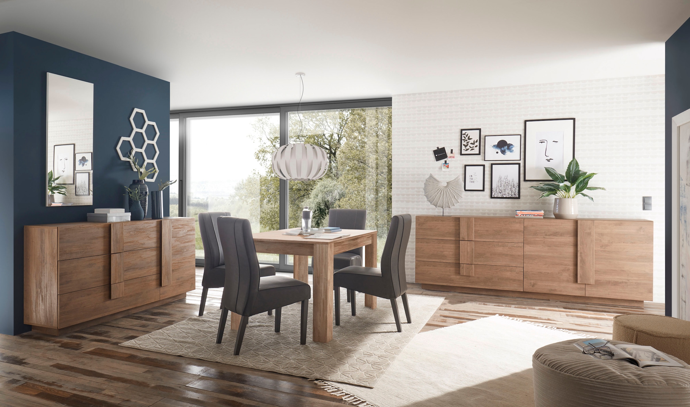 INOSIGN Sideboard »Jupiter«, Breite 181cm mit 3 Schubkästen