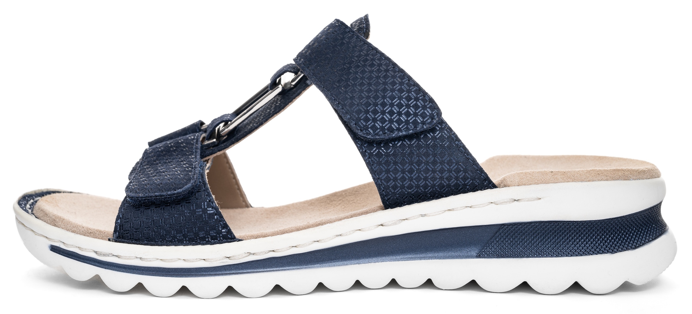 Ara Pantolette »TAMPA«, Keilabsatz, Sommerschuh, Schlappen mit Schmuckelement, G-Weite