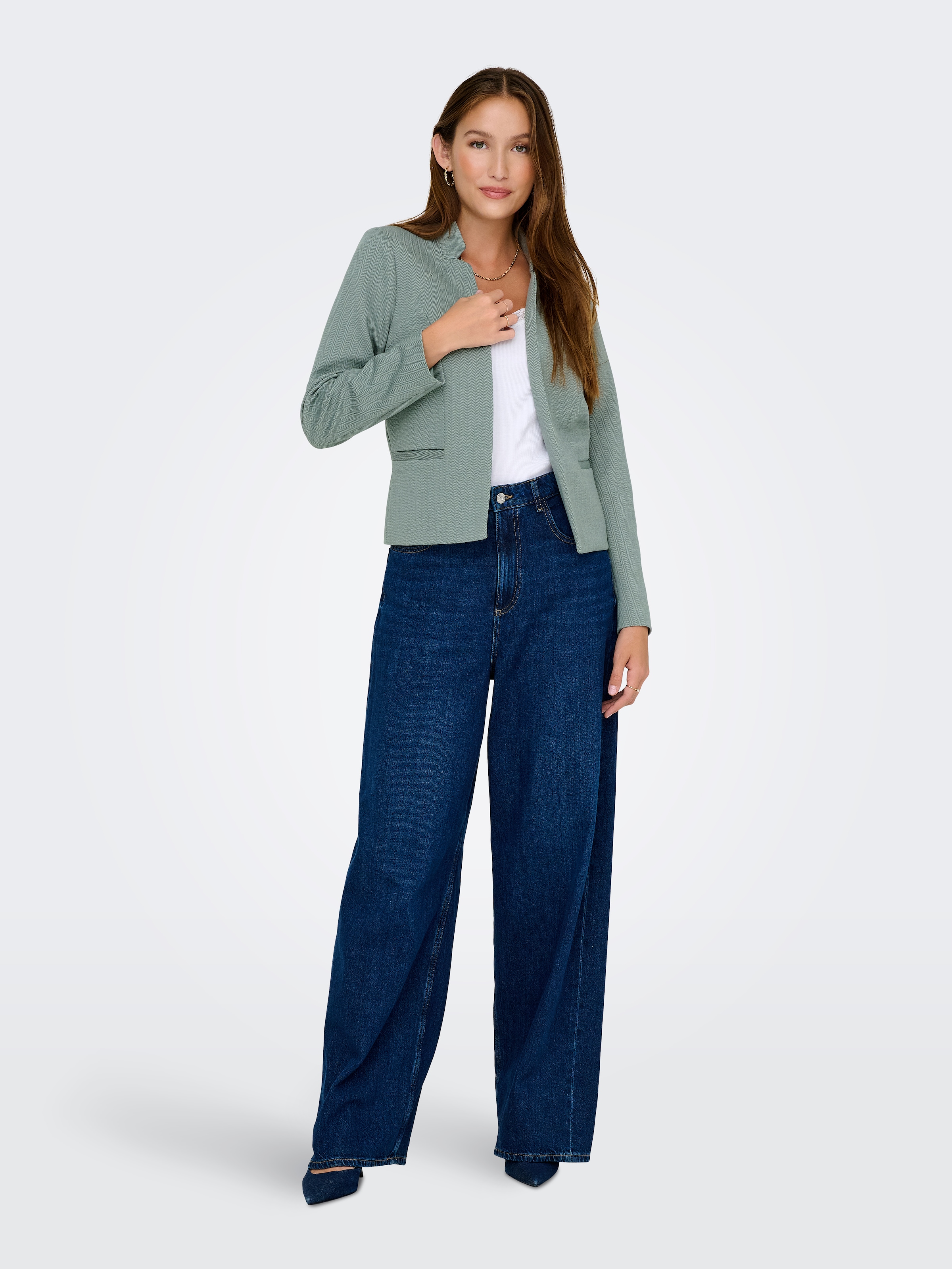 ONLY Kurzblazer »ONLADDY L/S HARRINGBONE BLAZER CC TLR«