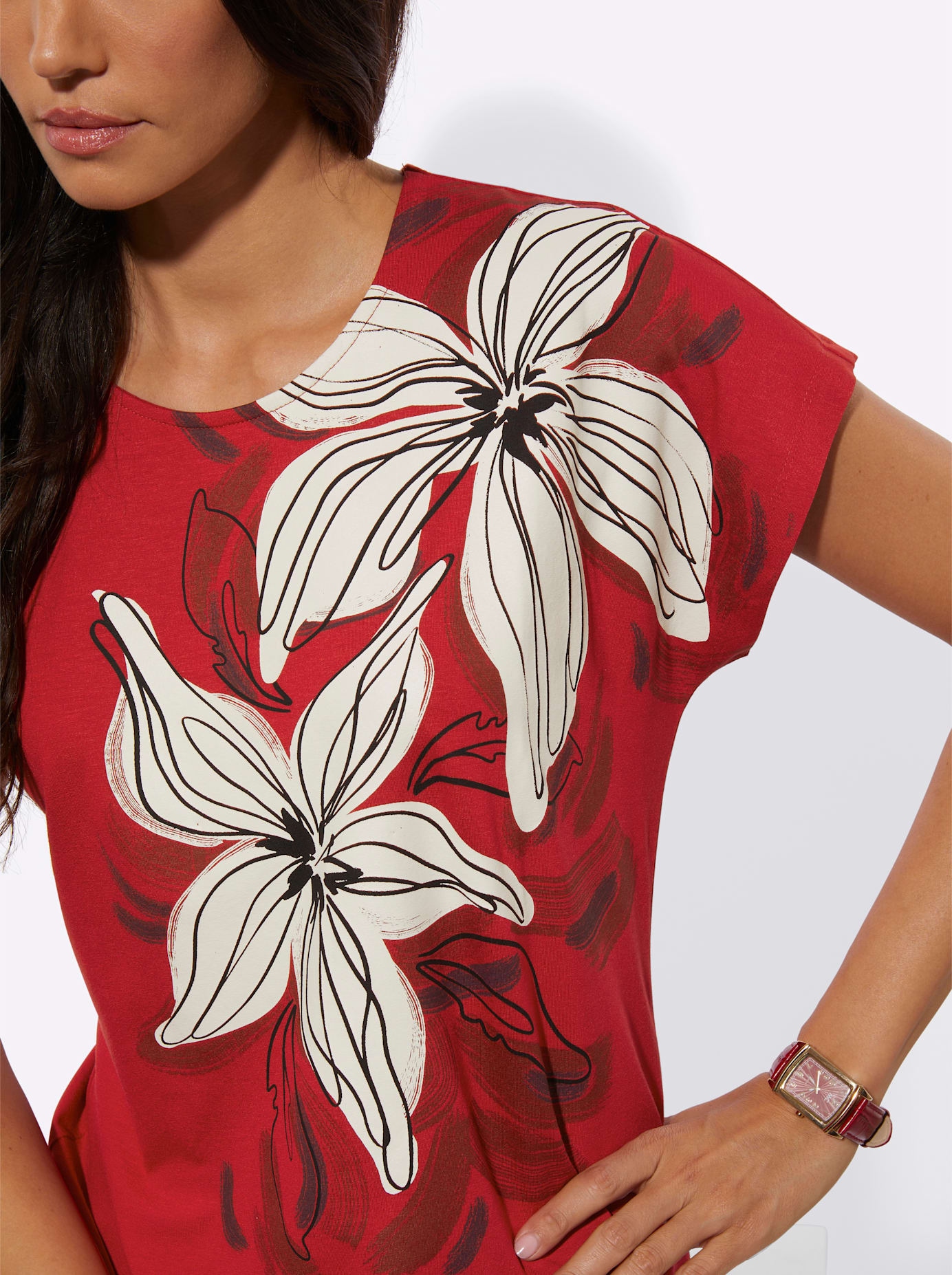 creation L Print-Shirt »Druck-Shirt« 1 tlg.