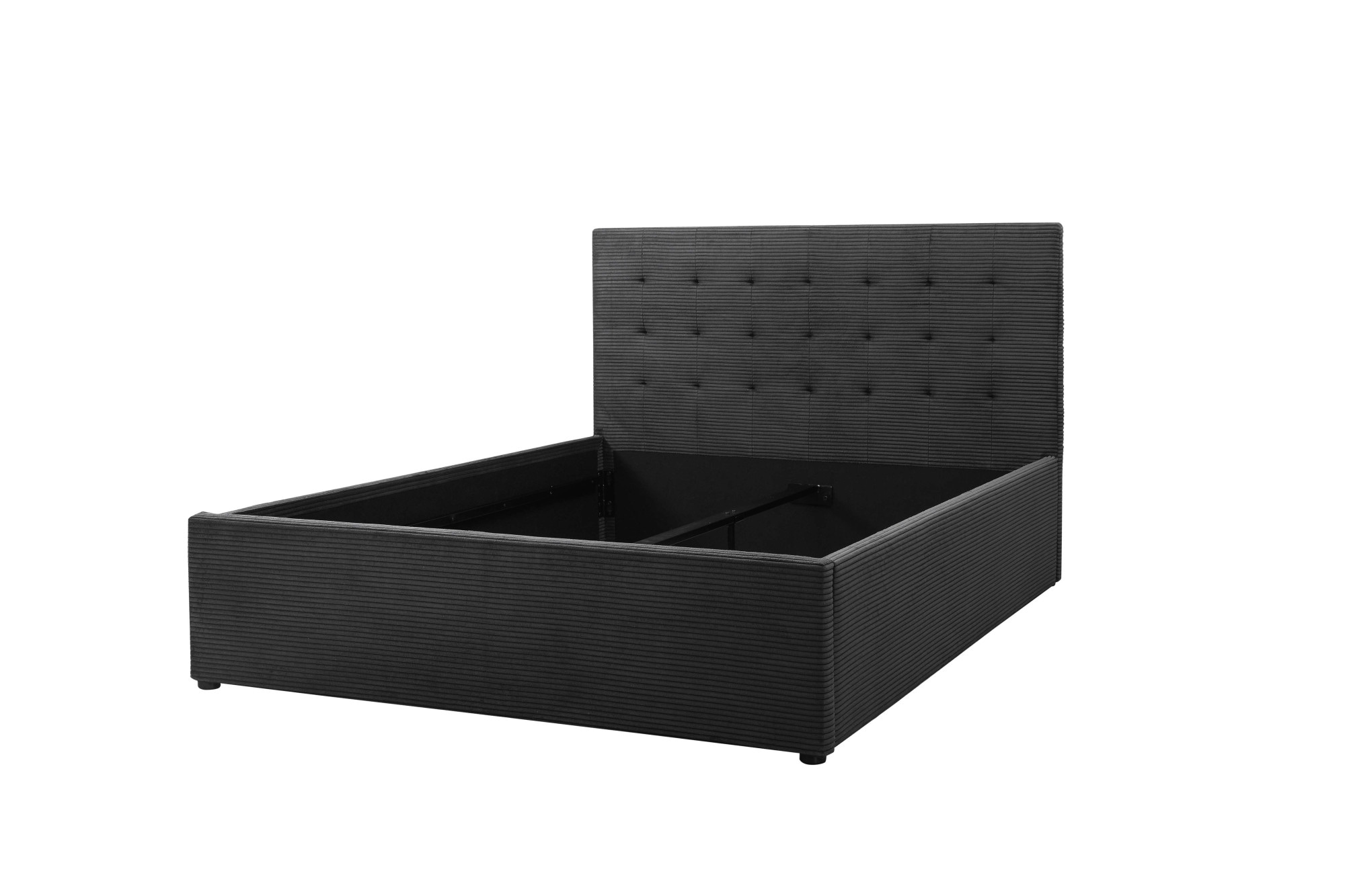 Home affaire Polsterbett »Hamar, Knopfsteppung im Kopfteil, bis 250 KG belastbar«, (3 Breiten: 100cm/ 140cm/ 180cm), in verschiedenen Größen und Stoffen und Farben