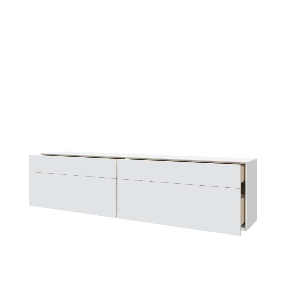LeGer Home by Lena Gercke Lowboard »Essentials, TV-Board, TV-Kommode, TV-Schrank,  TV-Möbel« 2 Stk. tlg. Breite: 222 cm, UV lackiert, Push-to-open-Funktion