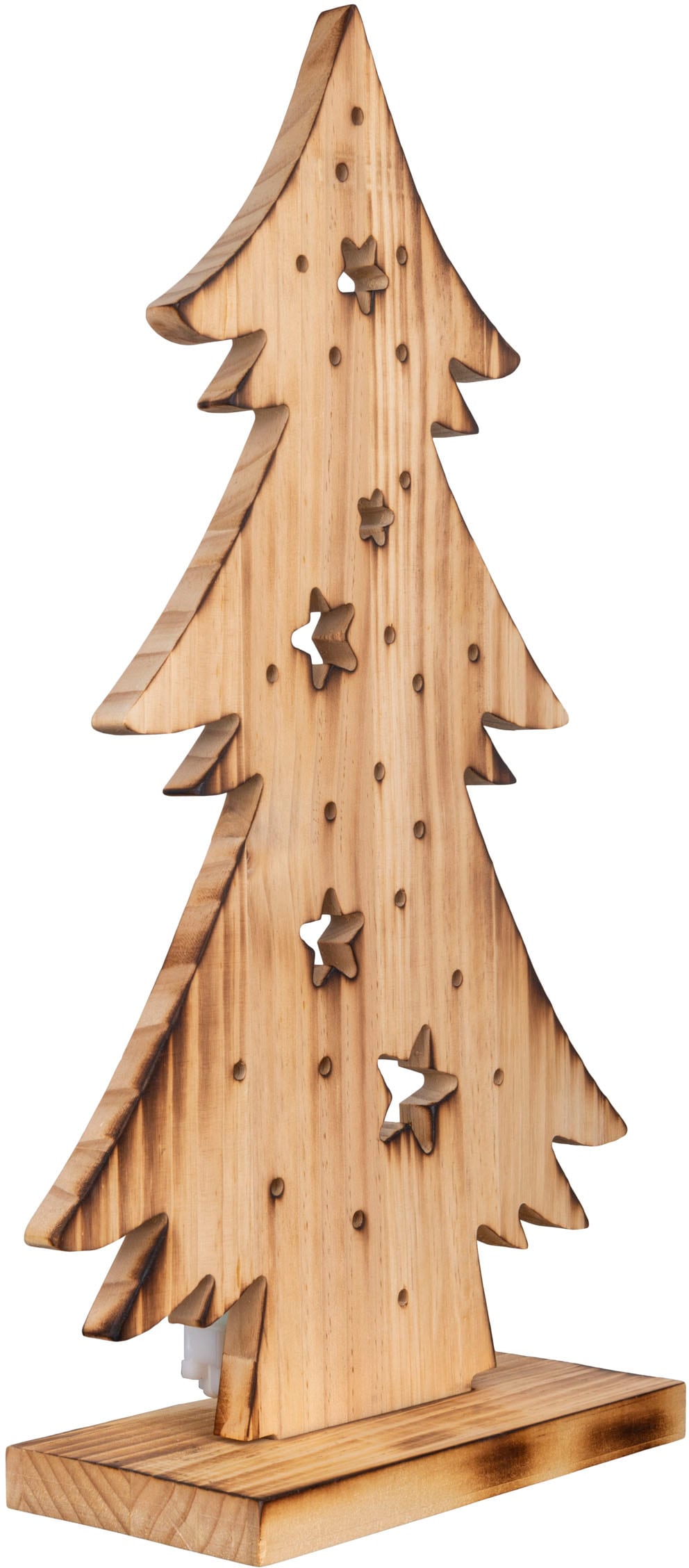 Holz-Stehleuchte, OTTO Batteriebetrieben cm, ca. 47,5 Holz«, »Tannenbaum, bei bestellen Höhe LED aus Weihnachtsdeko Baum näve