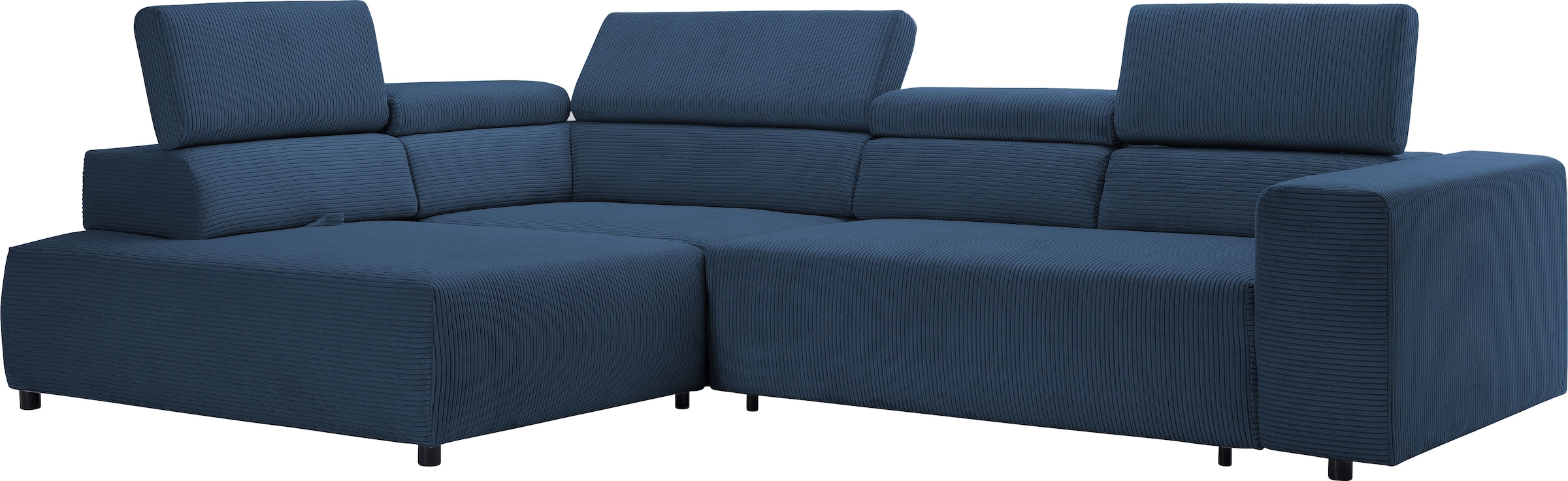 exxpo - sofa fashion Ecksofa »VITTORIO«, inkl. Kopfteil- und Sitztiefenverstellung, wahlweise mit Bettfunktion